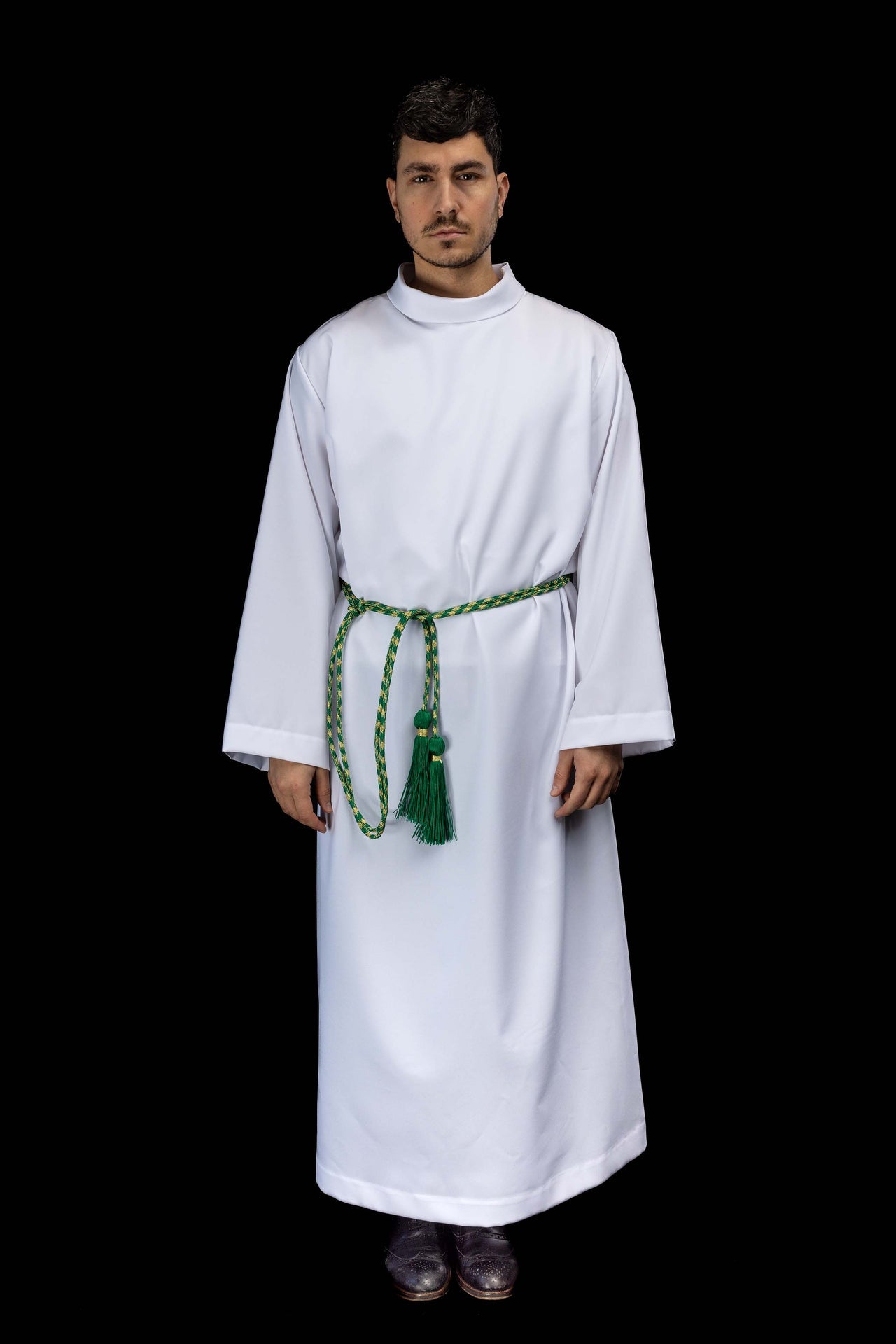 Cingulum liturgiczne zielono-złote - ORNATY.PL