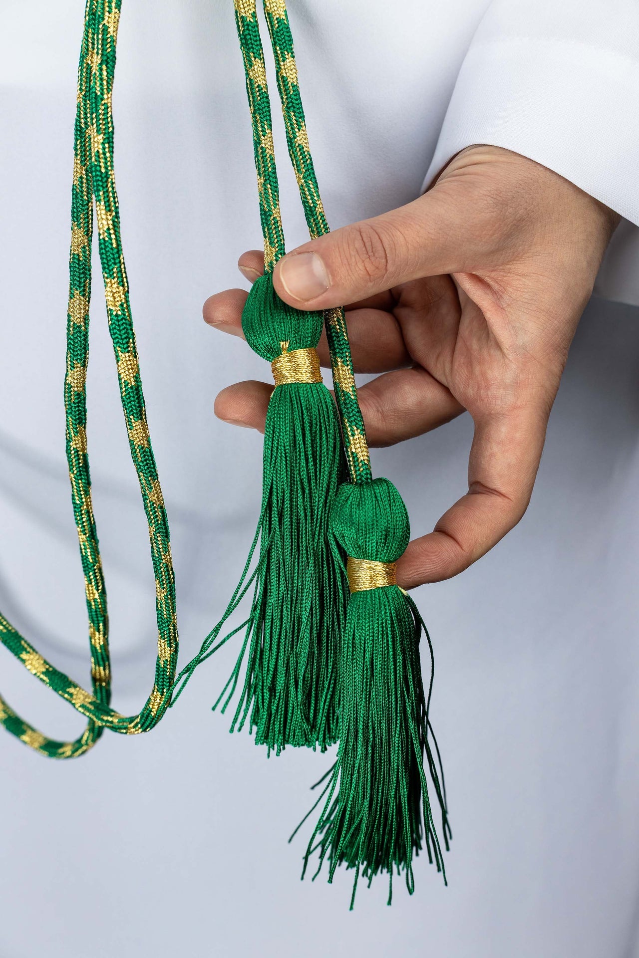 Cingulum liturgiczne zielono-złote - ORNATY.PL