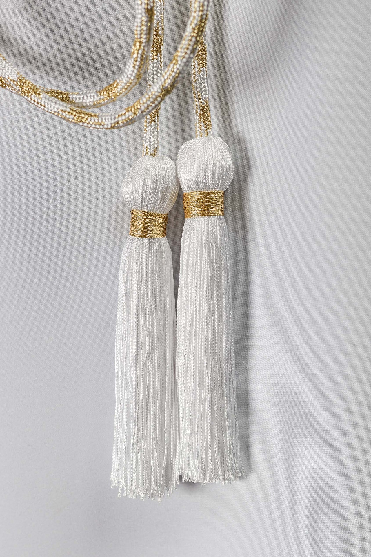 Cingolo liturgico bianco e oro
