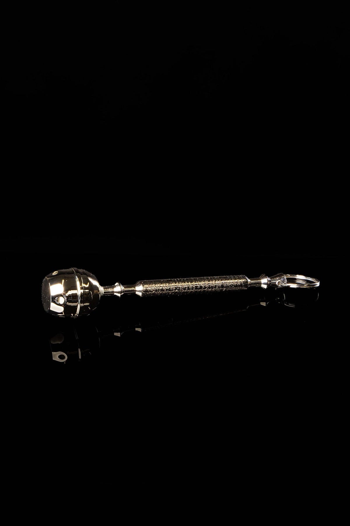 Aspersorio in metallo con custodia, 17 cm