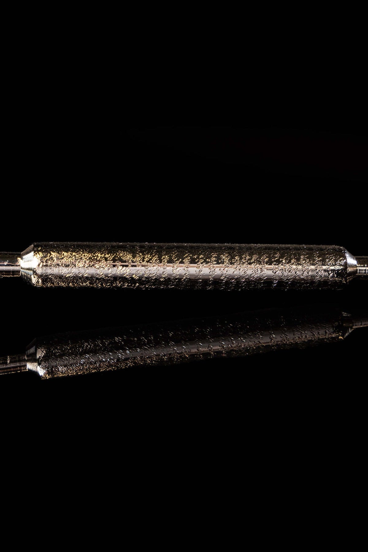 Aspersorio in metallo con custodia, 17 cm