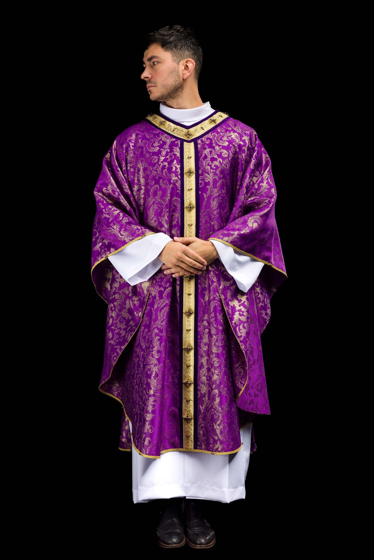 Casula realizzata a mano con pietre naturali Collezione Handmade 7003