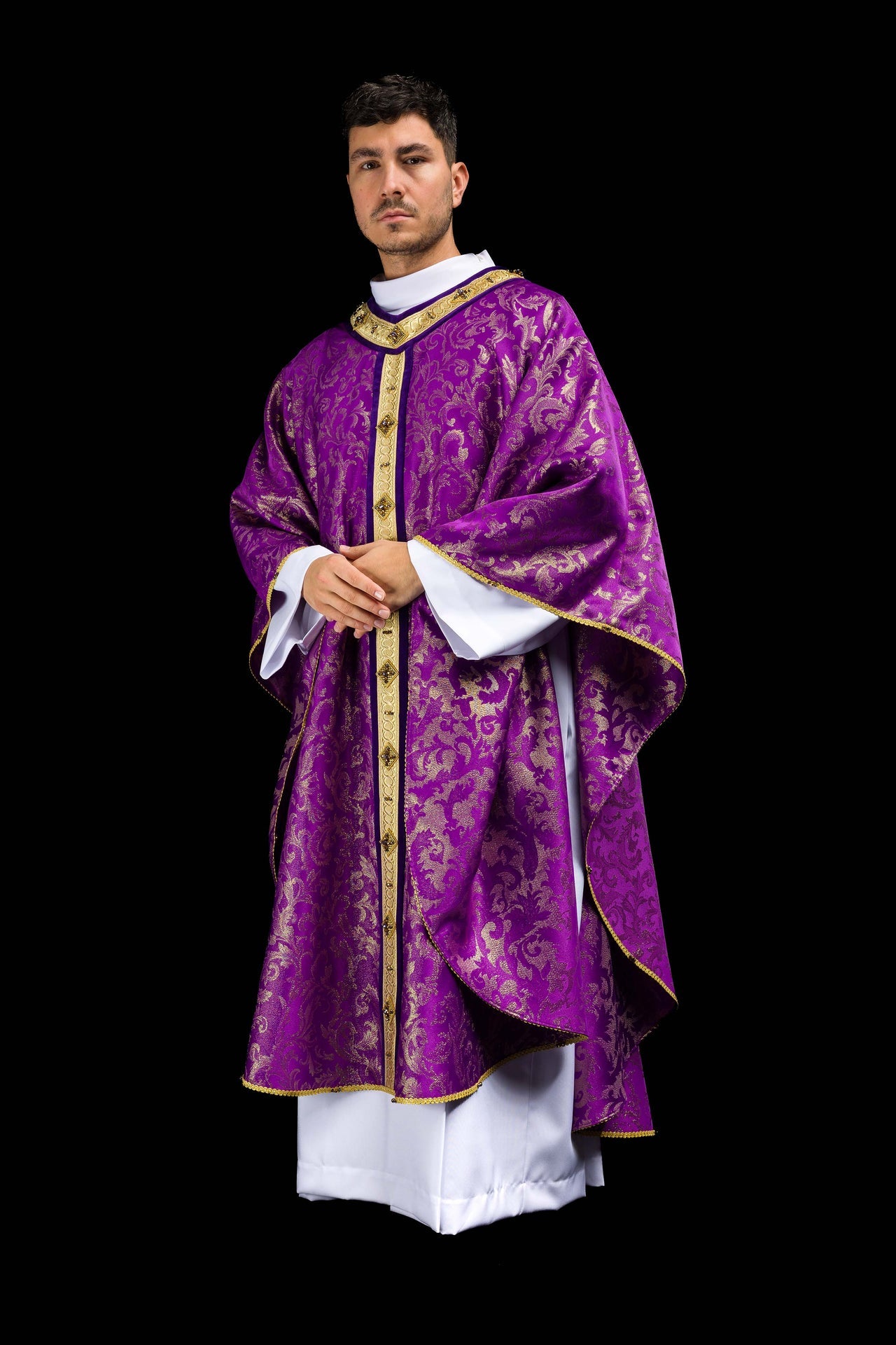 Casula realizzata a mano con pietre naturali Collezione Handmade 7003