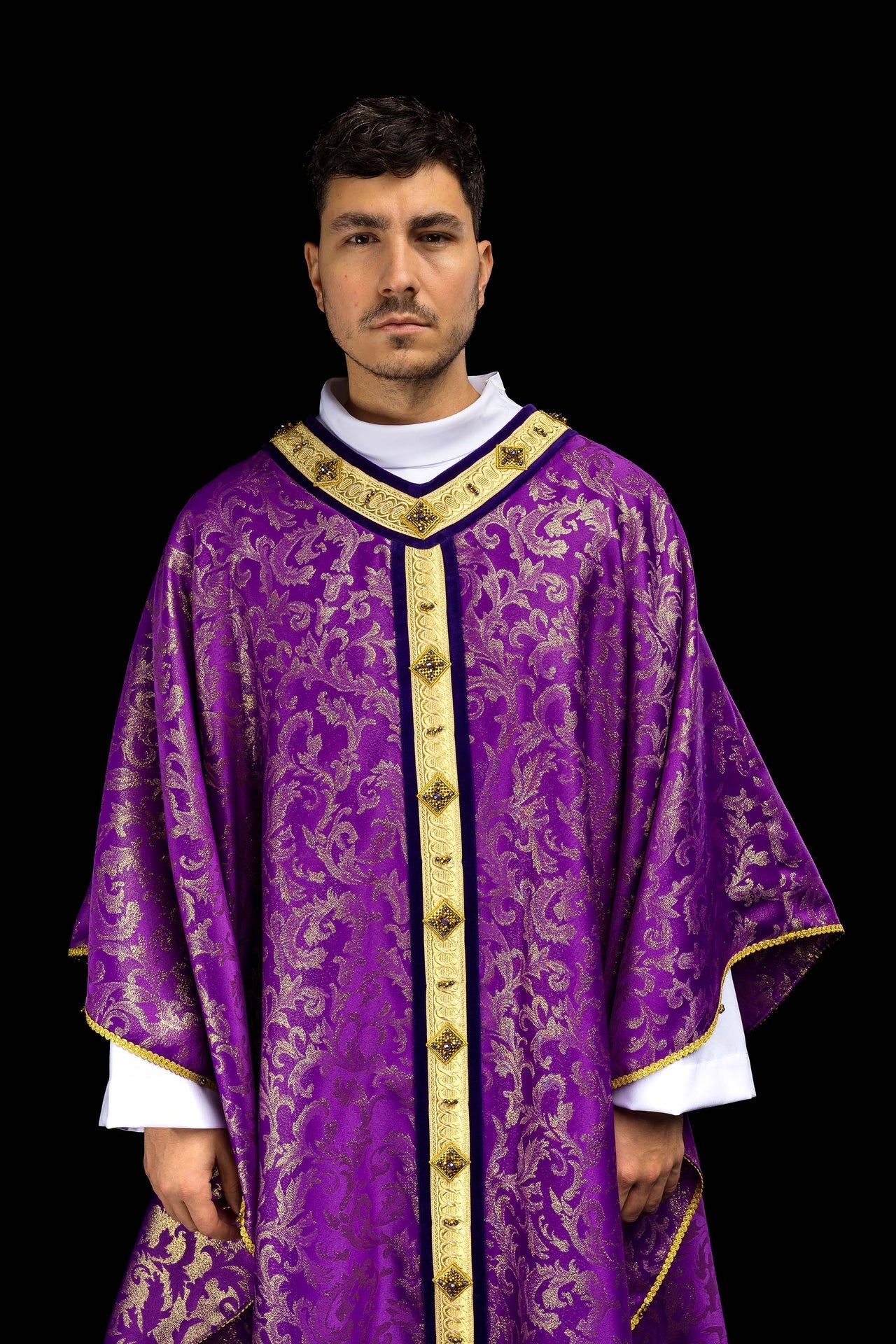 Casula realizzata a mano con pietre naturali Collezione Handmade 7003