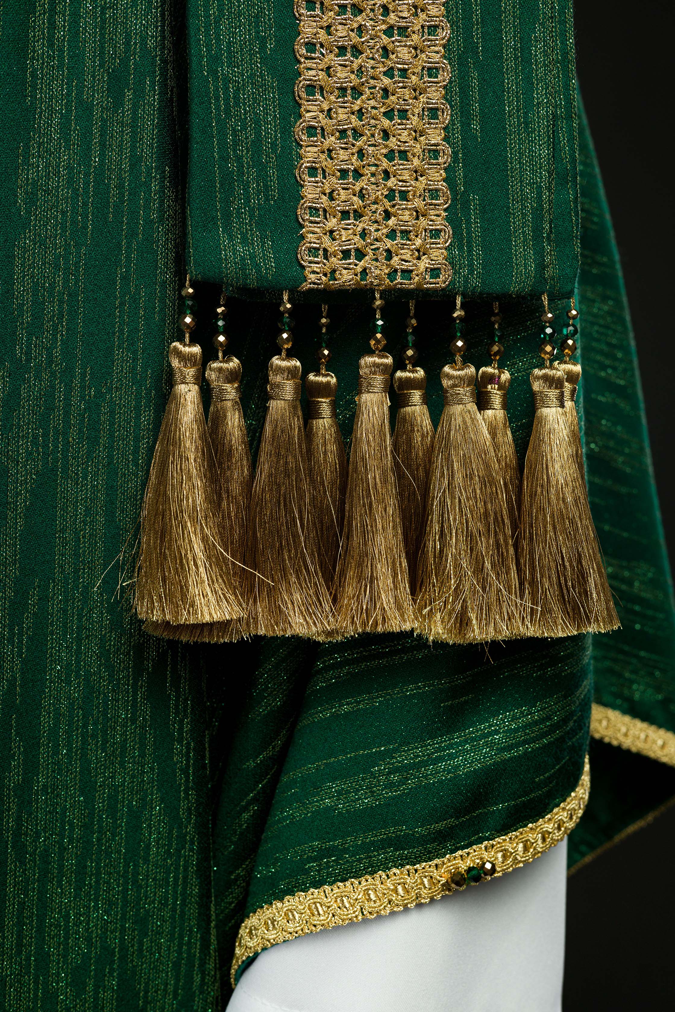 Casula fatto a mano con pietre naturali Handmade 7015 Verde