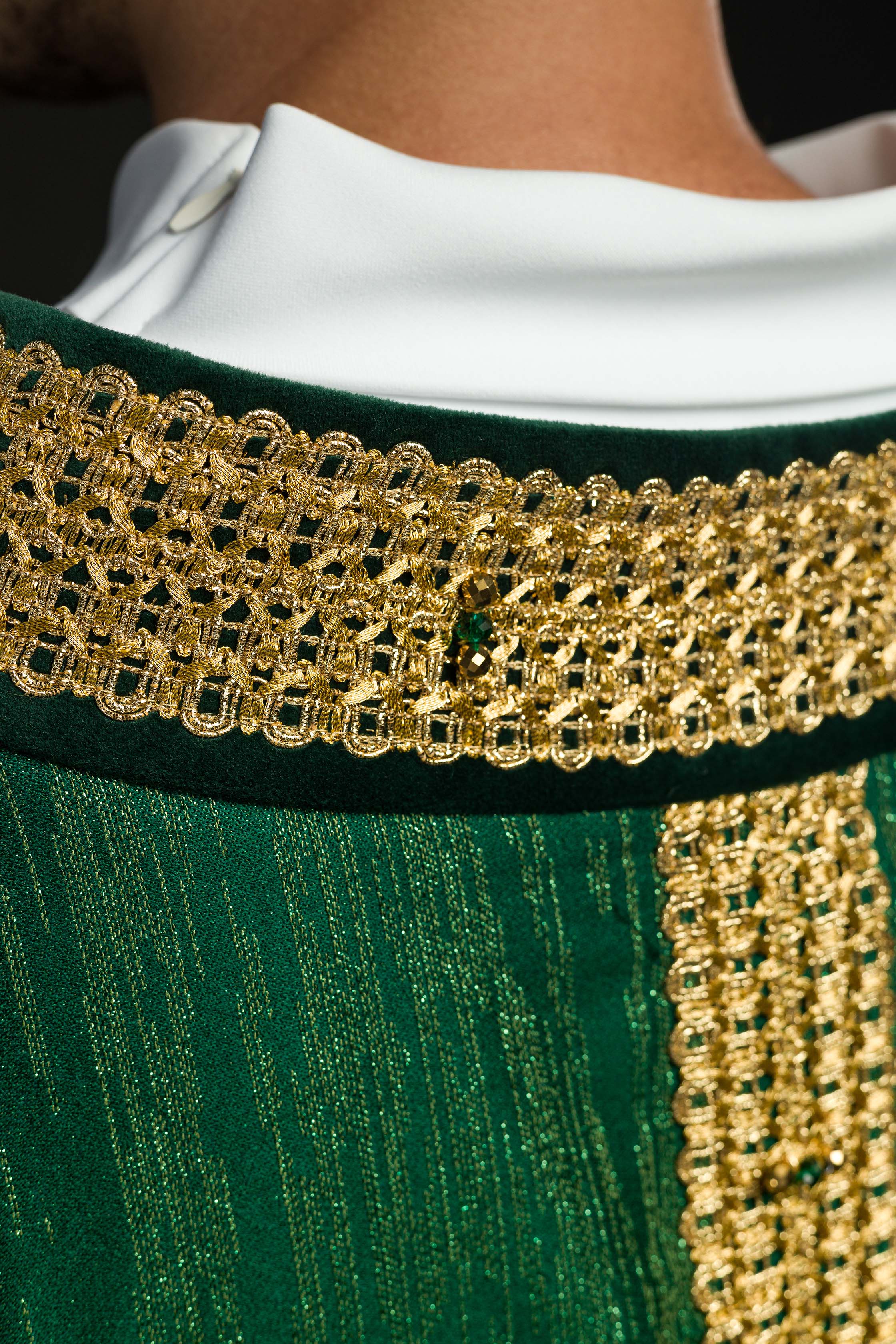 Casula fatto a mano con pietre naturali Handmade 7015 Verde