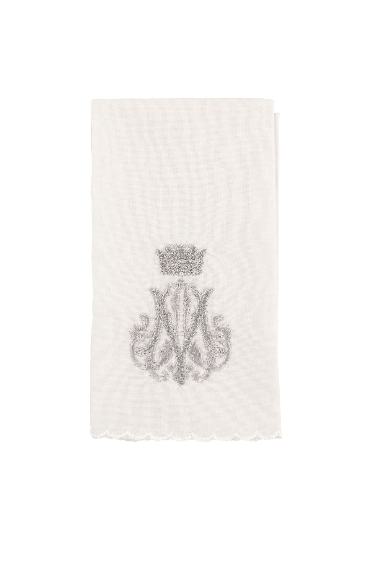 Servizio da messa liturgico con motivo mariano ricamato