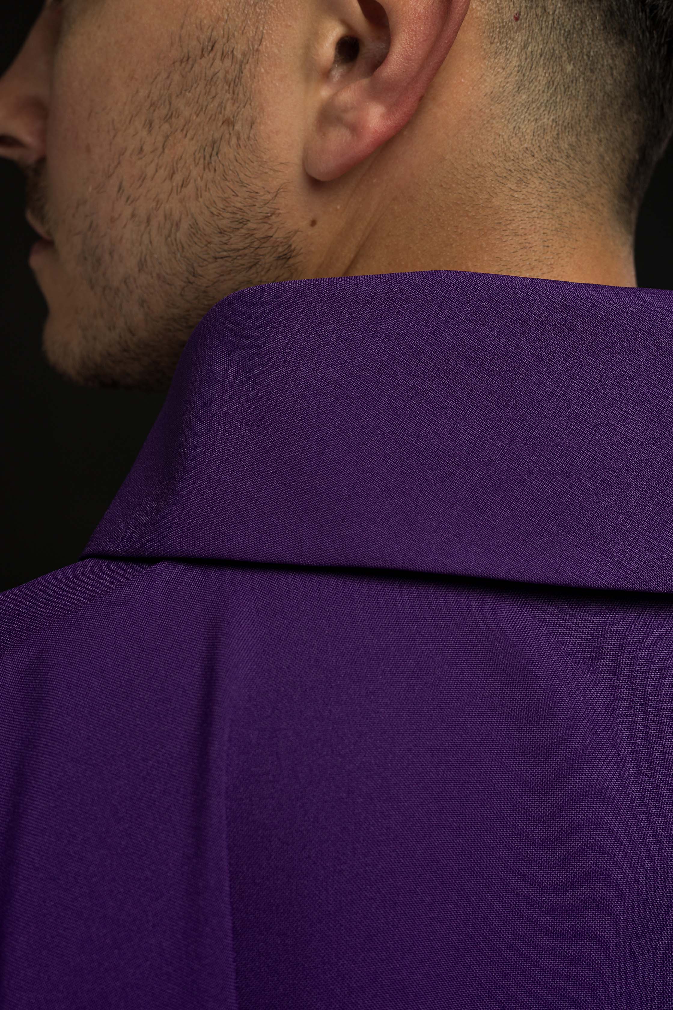 Casula Viola con ricamo della Croce