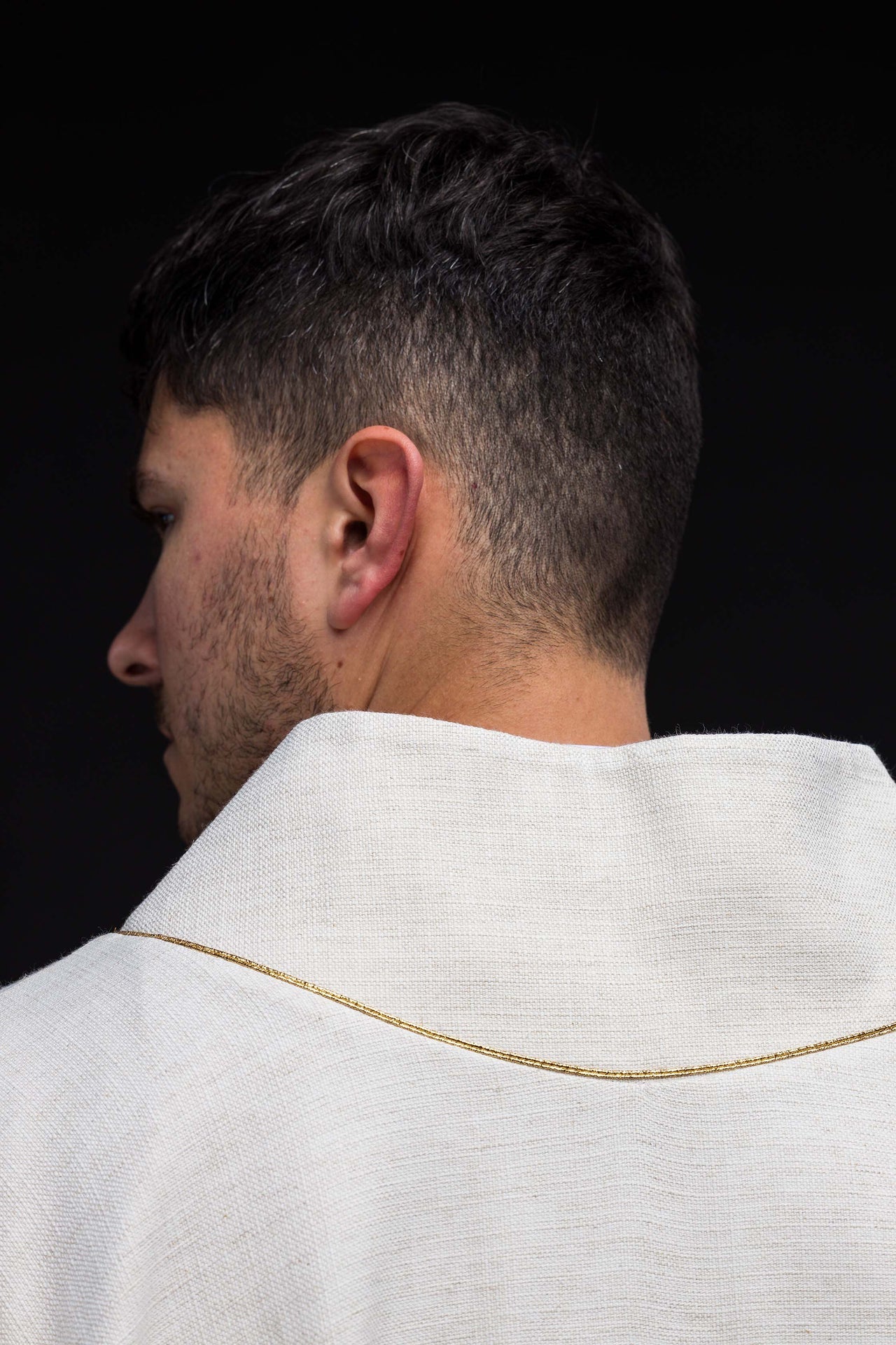 Casula ricamata con l’immagine di San Francesco