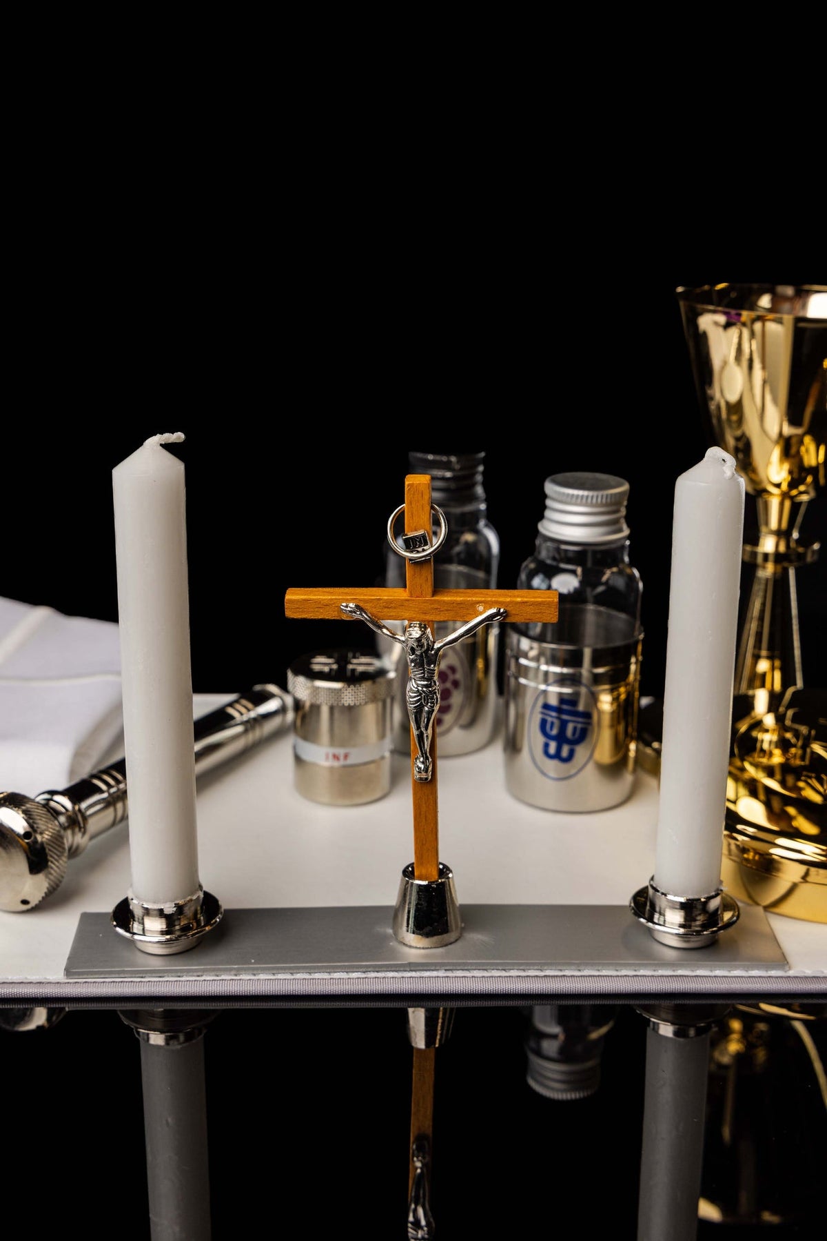 Valigetta liturgica completa in alluminio