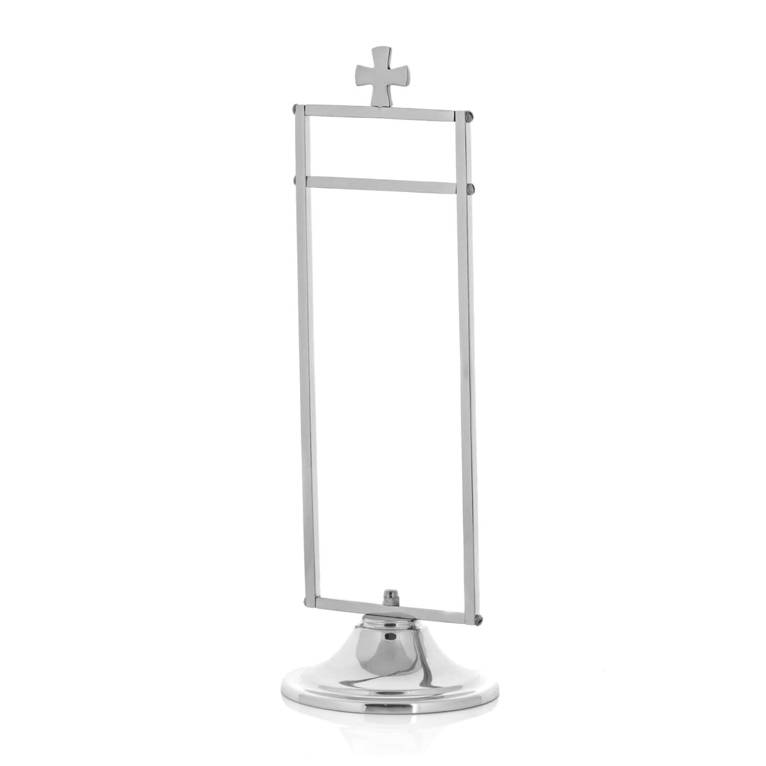 Appendiabiti per purificatoio - 30 cm - ottone - nichel P98N - PERILPRETE.IT