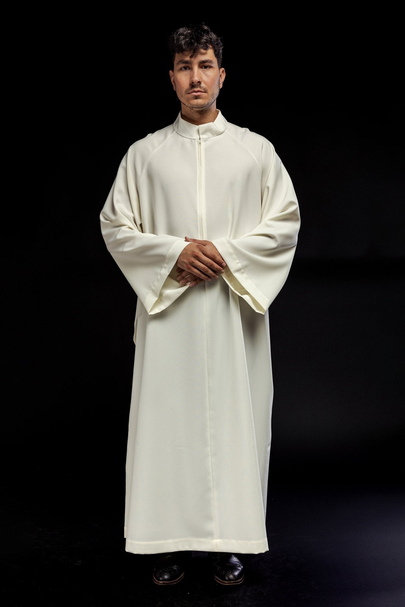 Camice sacerdotale con cerniera frontale KAB/024/05/12 155cm/188cm - PERILPRETE.IT