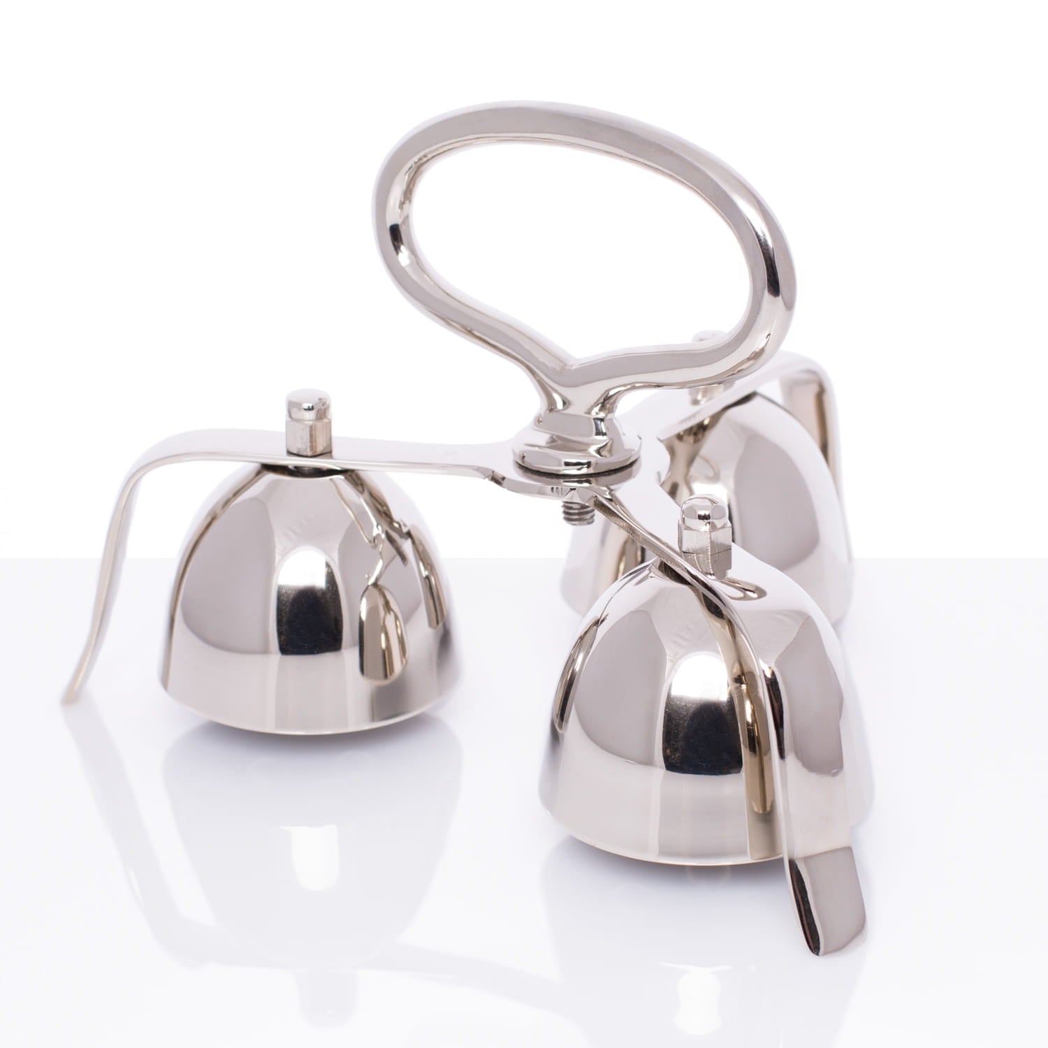 Campanelli tripli - ottone - nichel A - 585N - PERILPRETE.IT