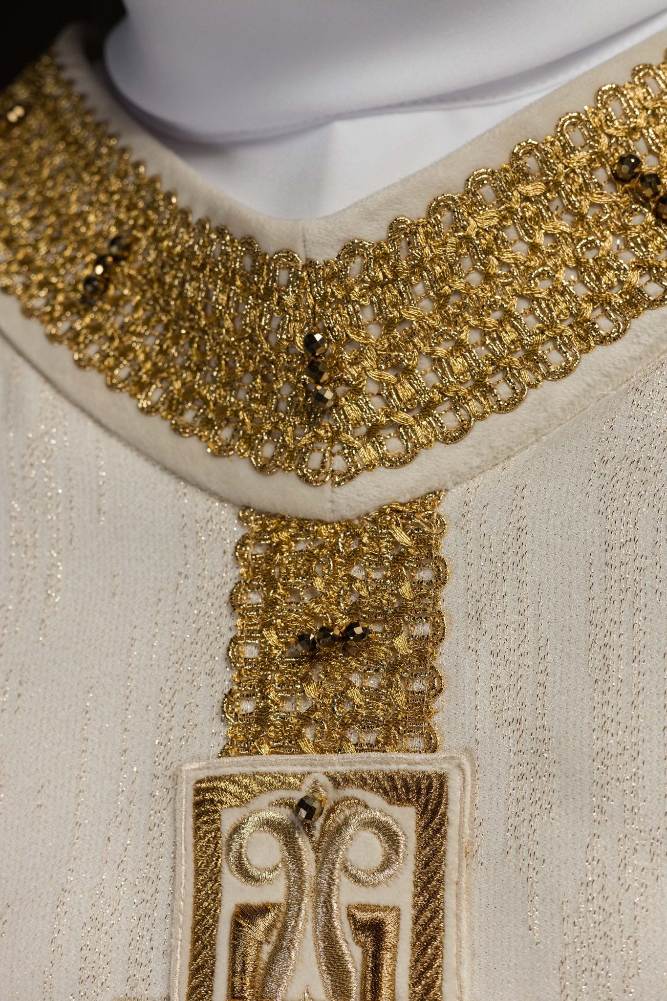 Casula fatto a mano con pietre naturali Handmade 7015 Ecru HM/7015/05/99 - PERILPRETE.IT