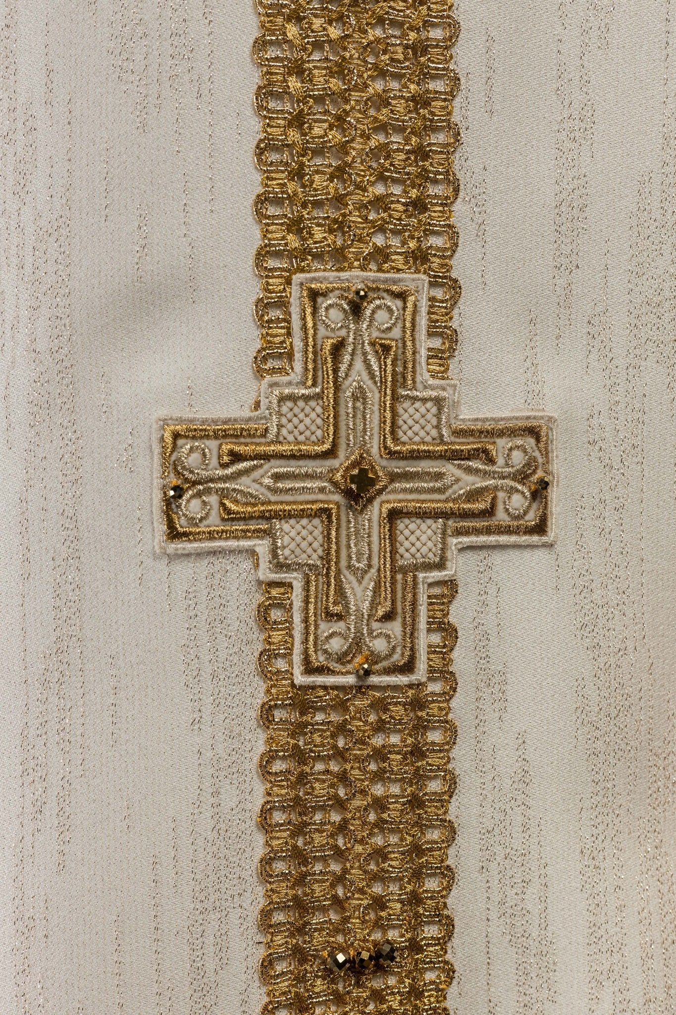 Casula fatto a mano con pietre naturali Handmade 7015 Ecru HM/7015/05/99 - PERILPRETE.IT