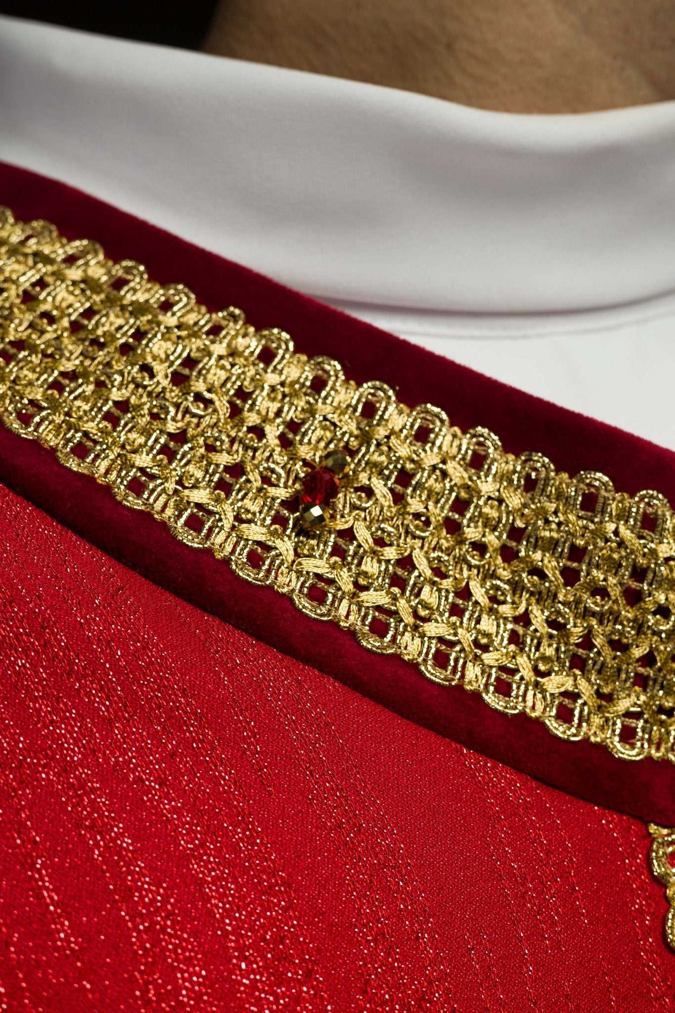 Casula fatto a mano con pietre naturali Handmade 7015 Rosso HM/7015/02/99 - PERILPRETE.IT