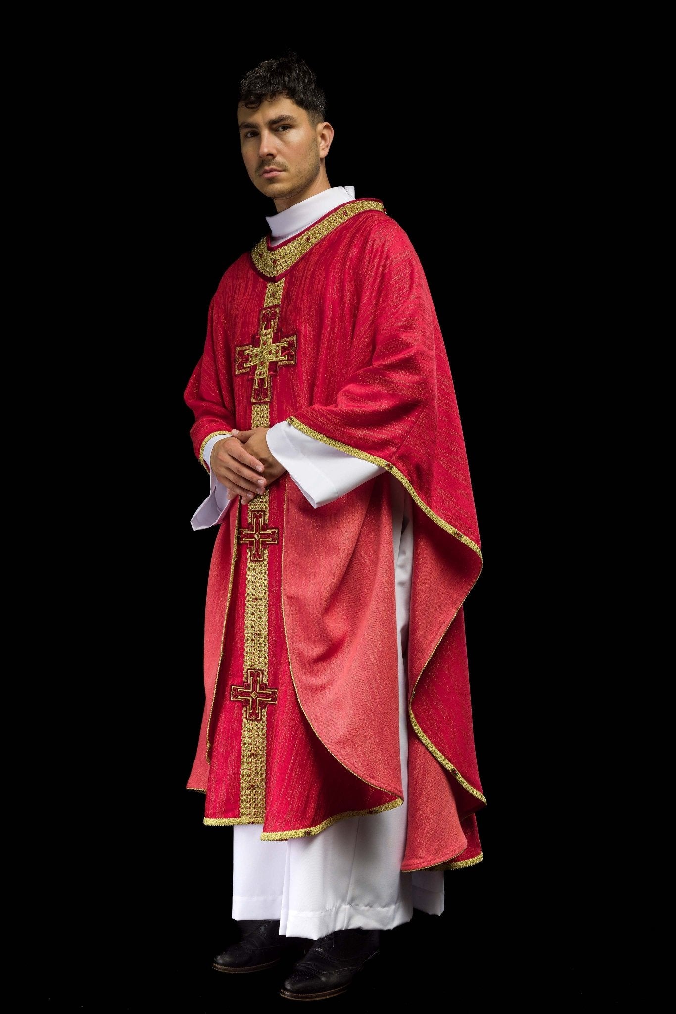 Casula fatto a mano con pietre naturali Handmade 7015 Rosso HM/7015/02/99 - PERILPRETE.IT