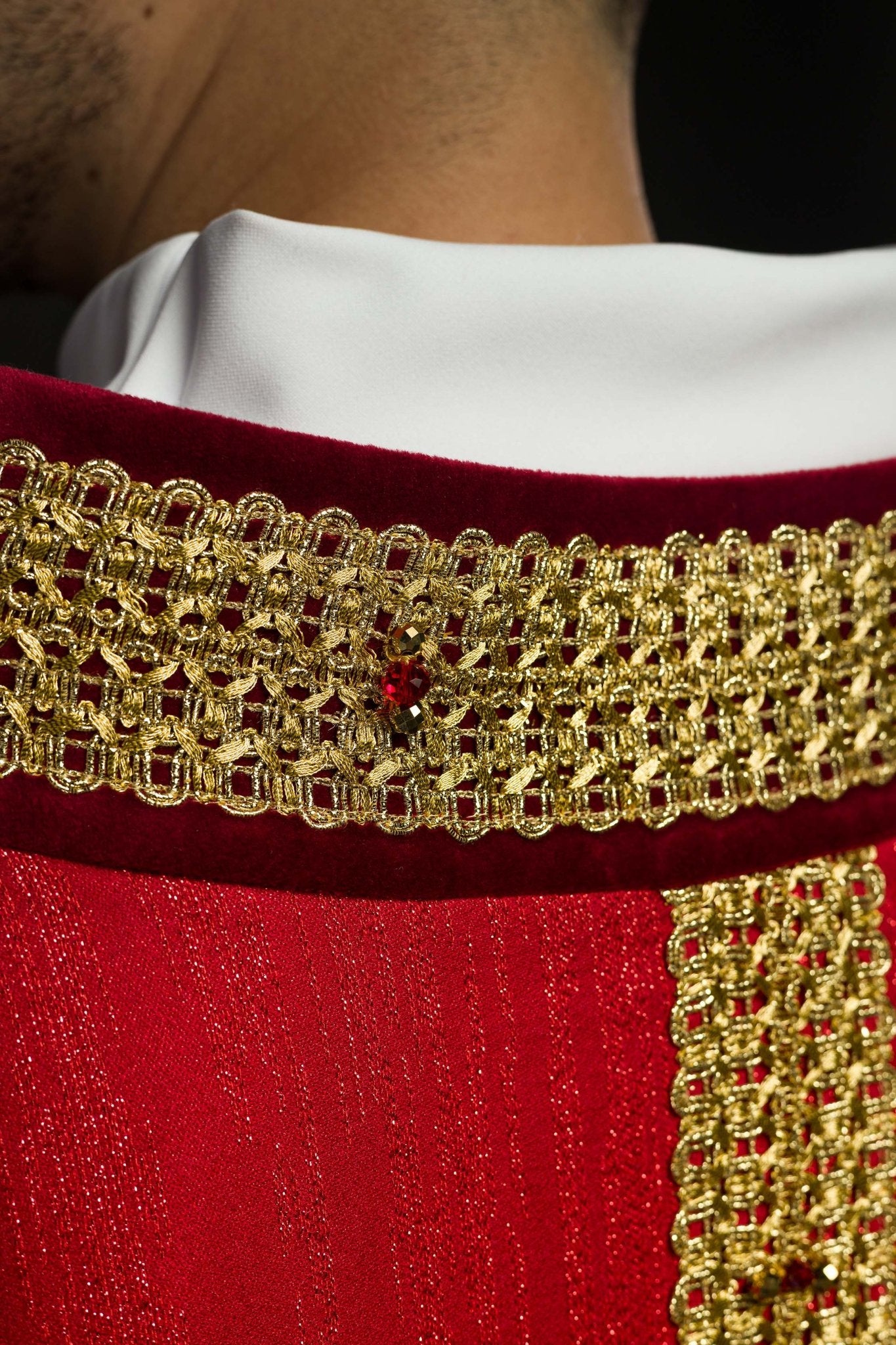 Casula fatto a mano con pietre naturali Handmade 7015 Rosso HM/7015/02/99 - PERILPRETE.IT