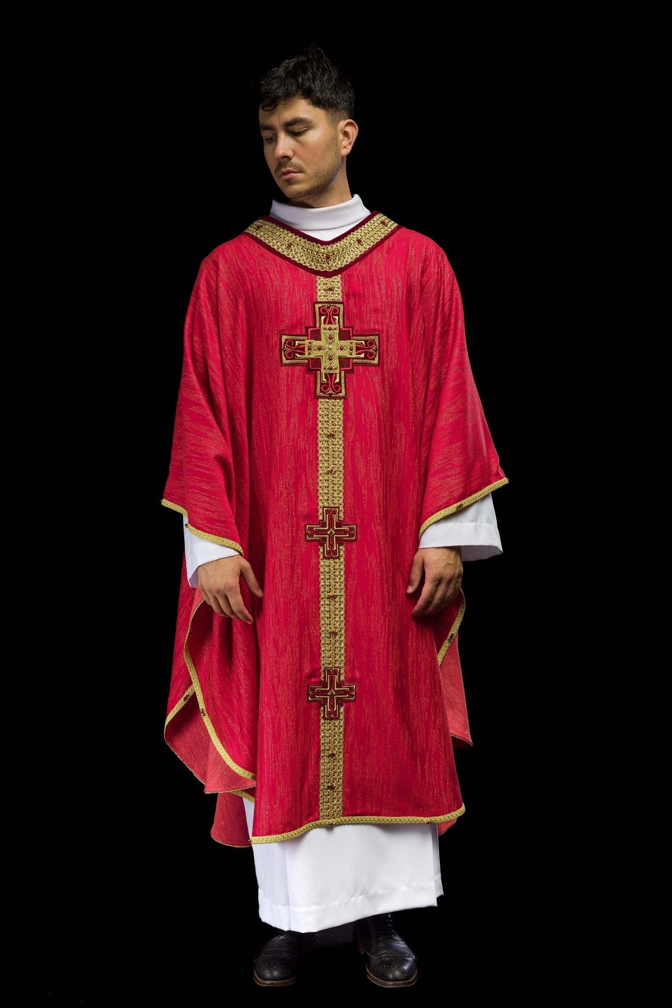 Casula fatto a mano con pietre naturali Handmade 7015 Rosso HM/7015/02/99 - PERILPRETE.IT