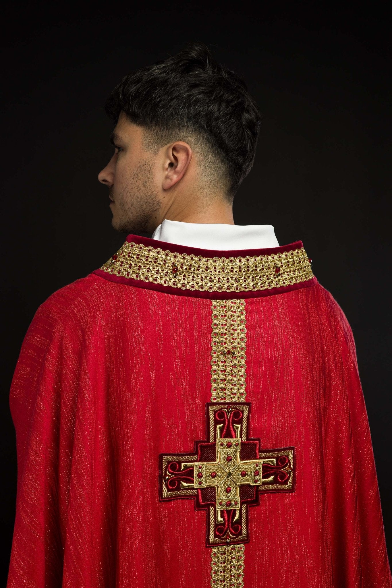 Casula fatto a mano con pietre naturali Handmade 7015 Rosso HM/7015/02/99 - PERILPRETE.IT