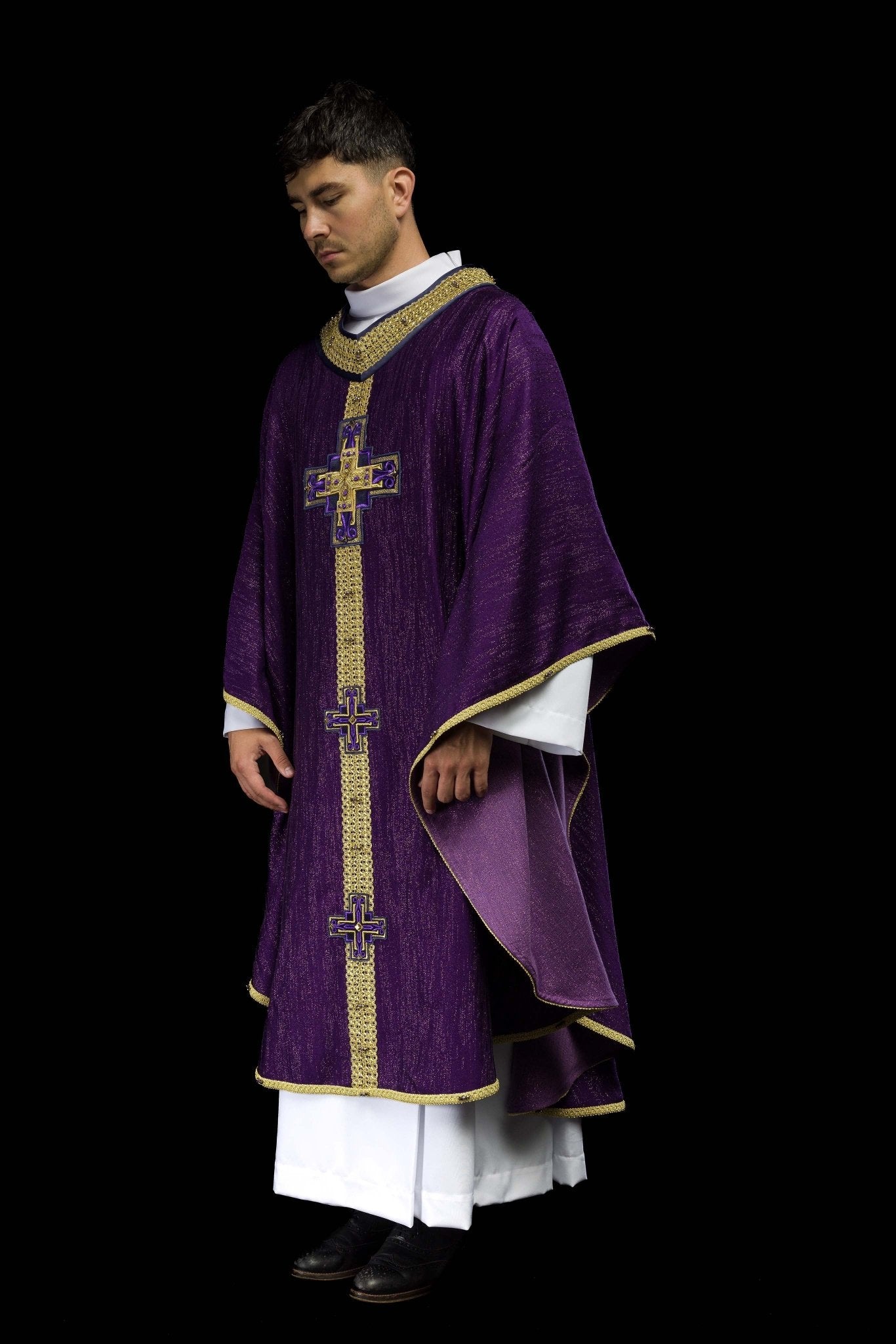 Casula fatto a mano con pietre naturali Handmade 7015 Viola HM/7015/03/99 - PERILPRETE.IT