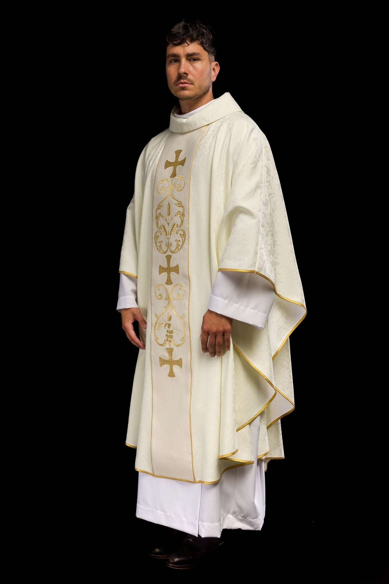 Casula liturgica con fascia decorata KOR/148/05/81 - PERILPRETE.IT