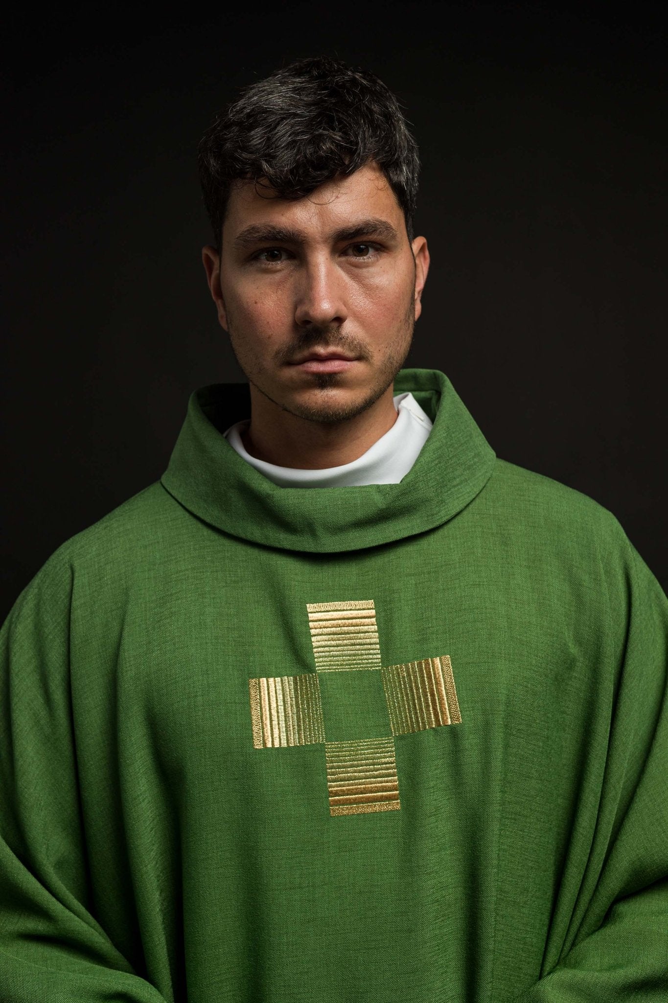 Casula Verde Croci HA7011-01 ZIELONY - PERILPRETE.IT