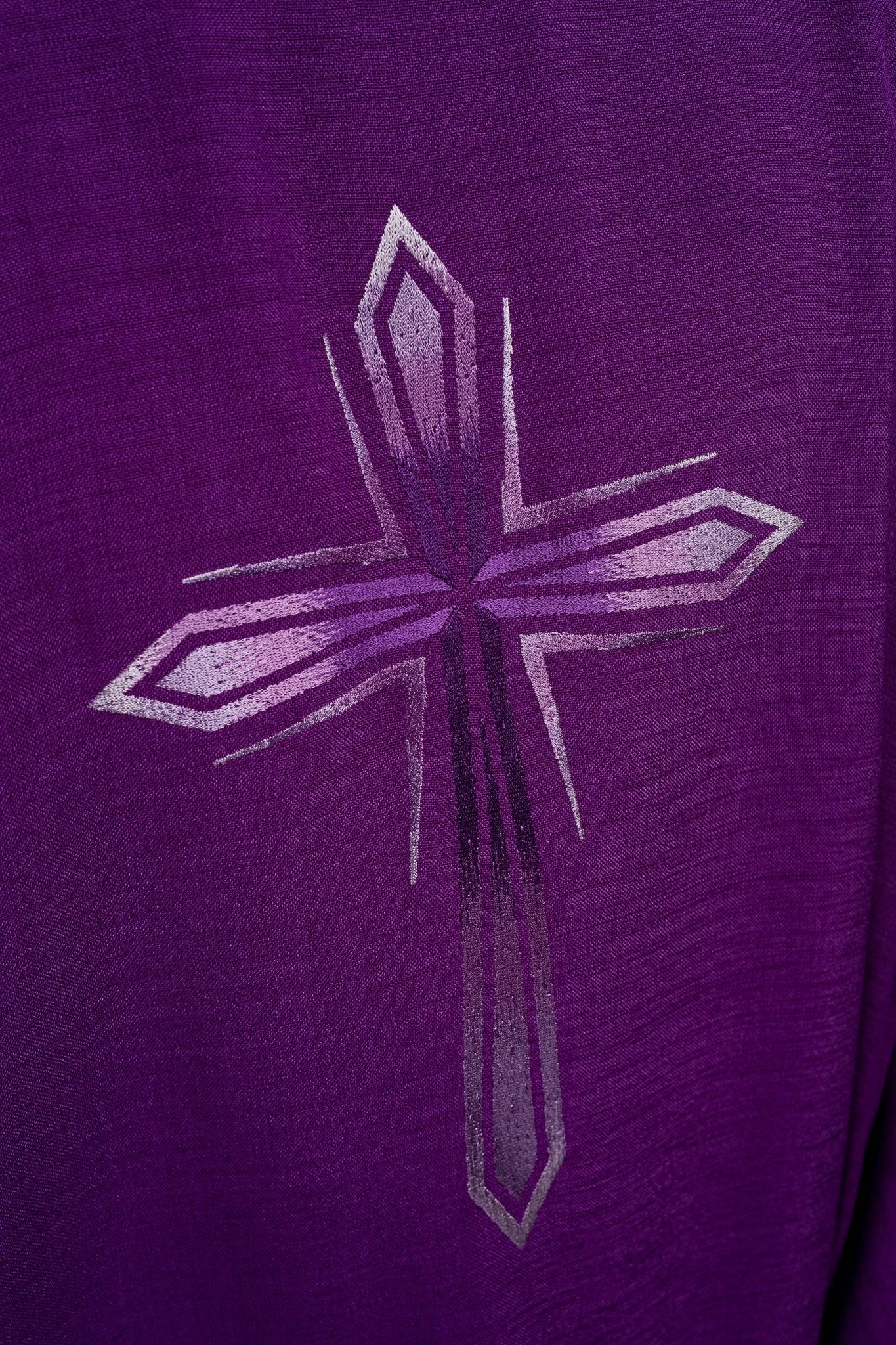 Casula Viola ricamo Croce HA7034-03 FIOLET - PERILPRETE.IT
