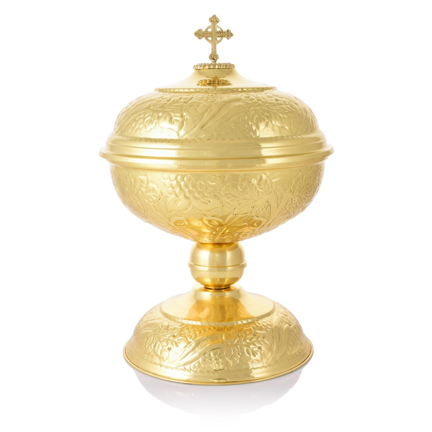 Fonte battesimale - serbatoio per acqua benedetta - ottone HBB-1007 - PERILPRETE.IT