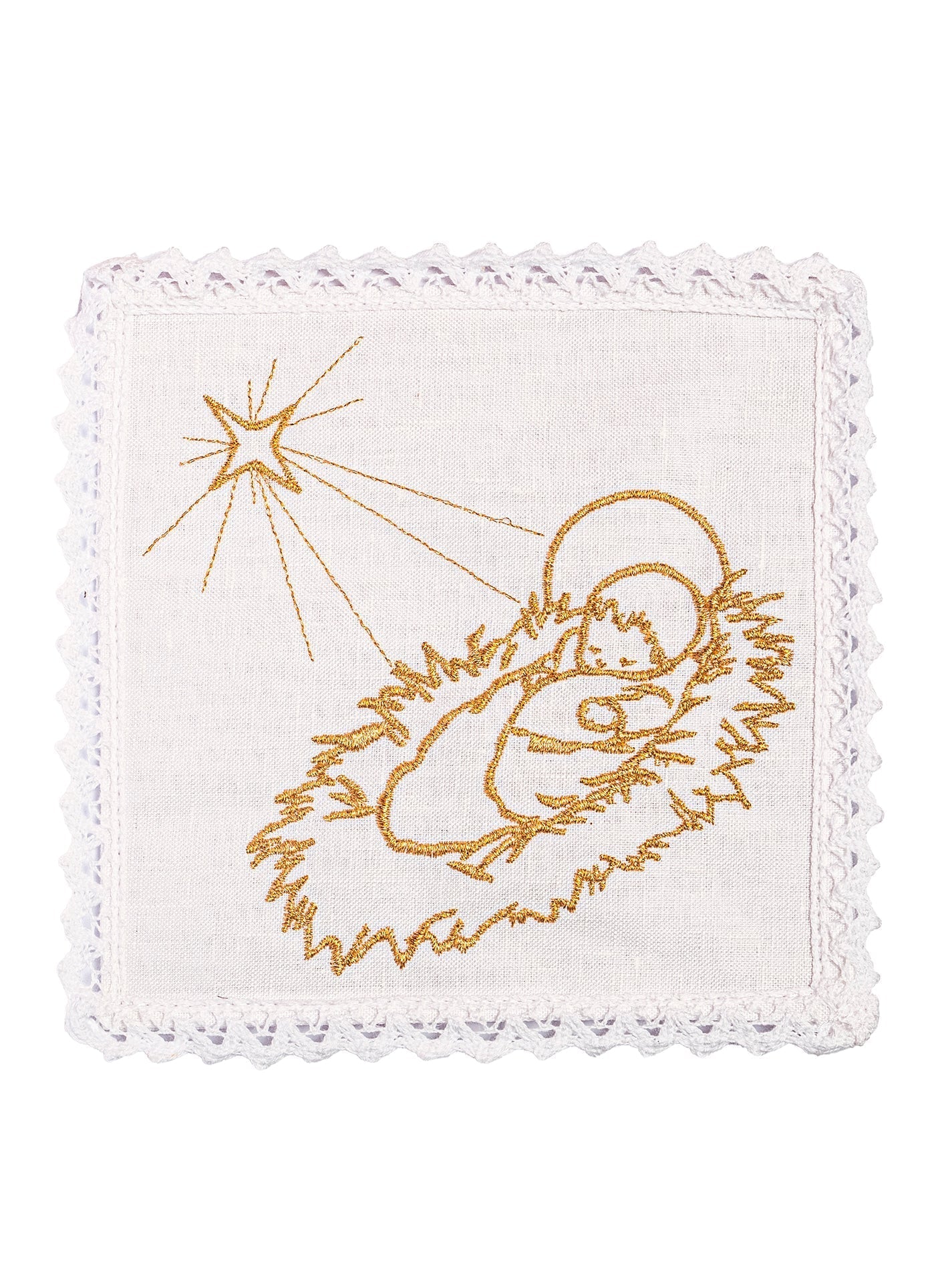 Servizio da Messa ricamato Natale KKL/124 - PERILPRETE.IT