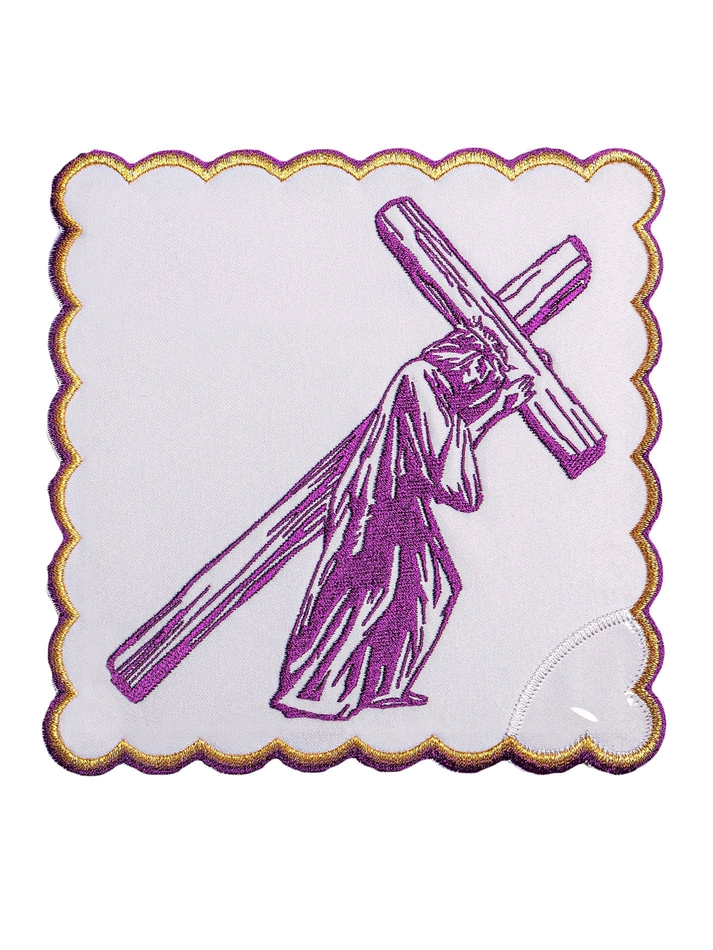 Servizio da Messa ricamato Via Crucis KK/116 - PERILPRETE.IT