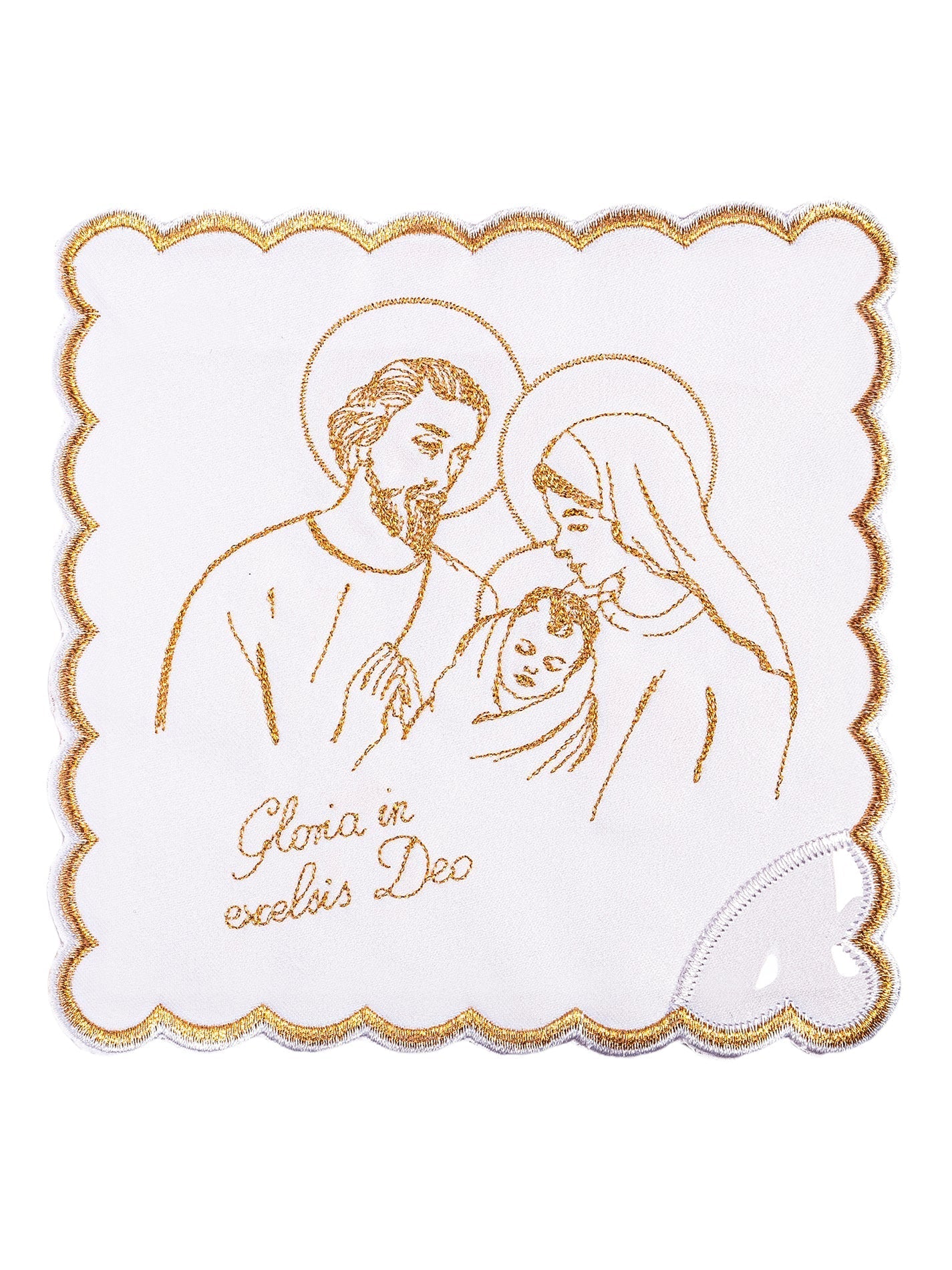 Servizio Messa con ricamo d'oro per Natale KK/118 - PERILPRETE.IT