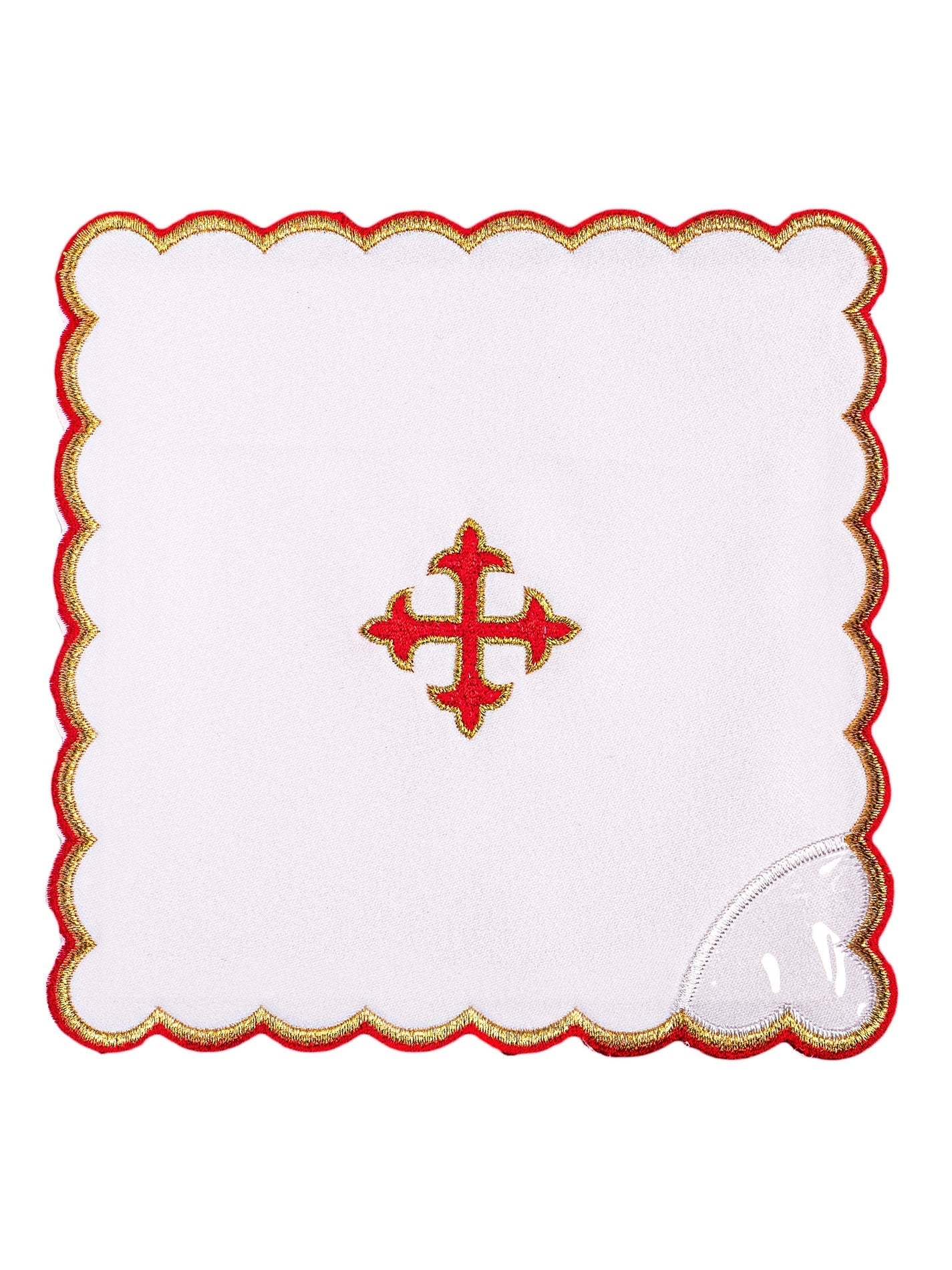 Servizio Messa con ricamo rosso KK/075/C2 - PERILPRETE.IT