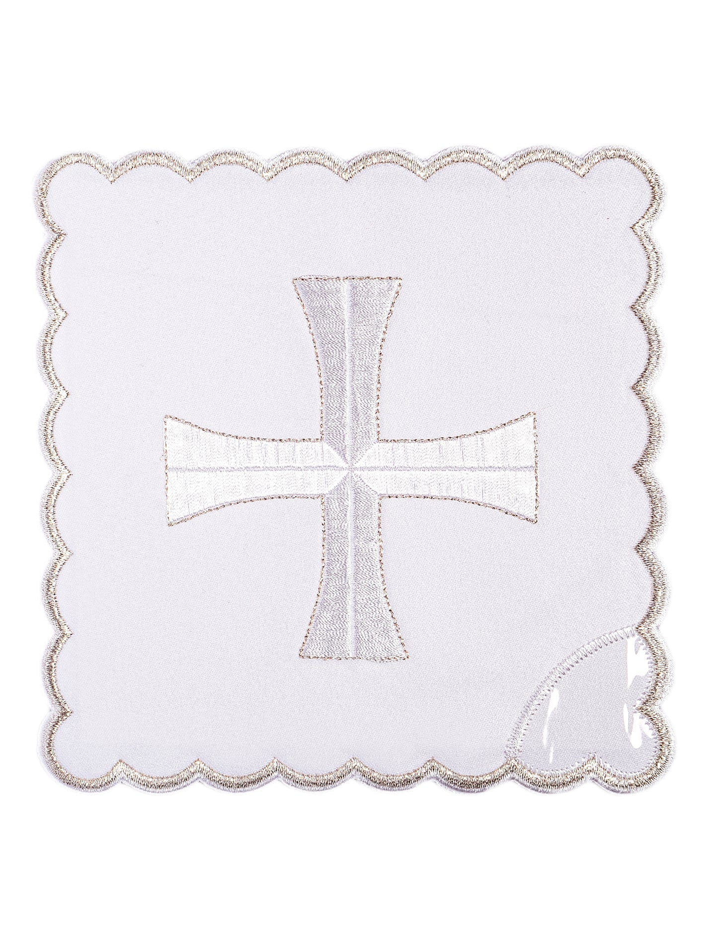 Servizio Messa ricamato con finitura argento KK/010 - PERILPRETE.IT