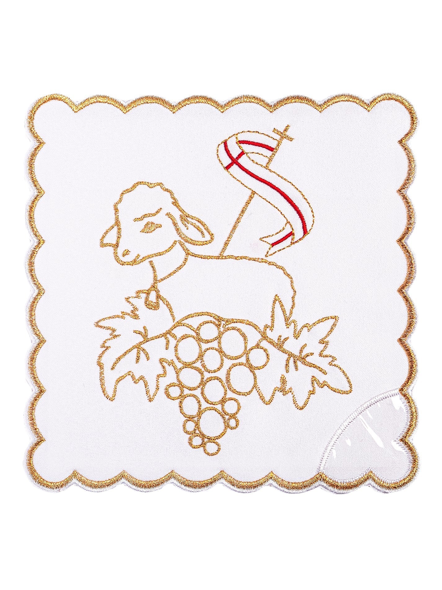 Servizio Messa ricamo con Agnello di Dio KK/127 - PERILPRETE.IT