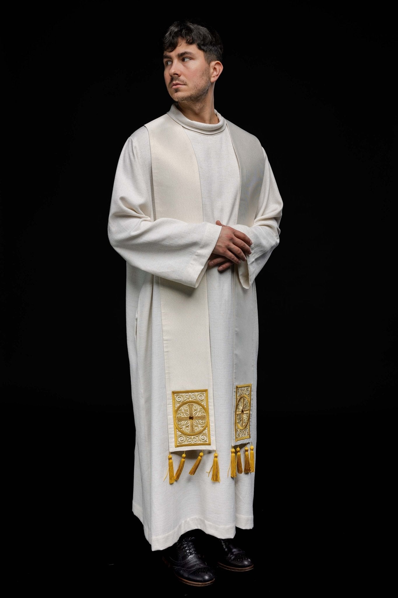 Stola sacerdotale con le frange LE/2012/05 - PERILPRETE.IT