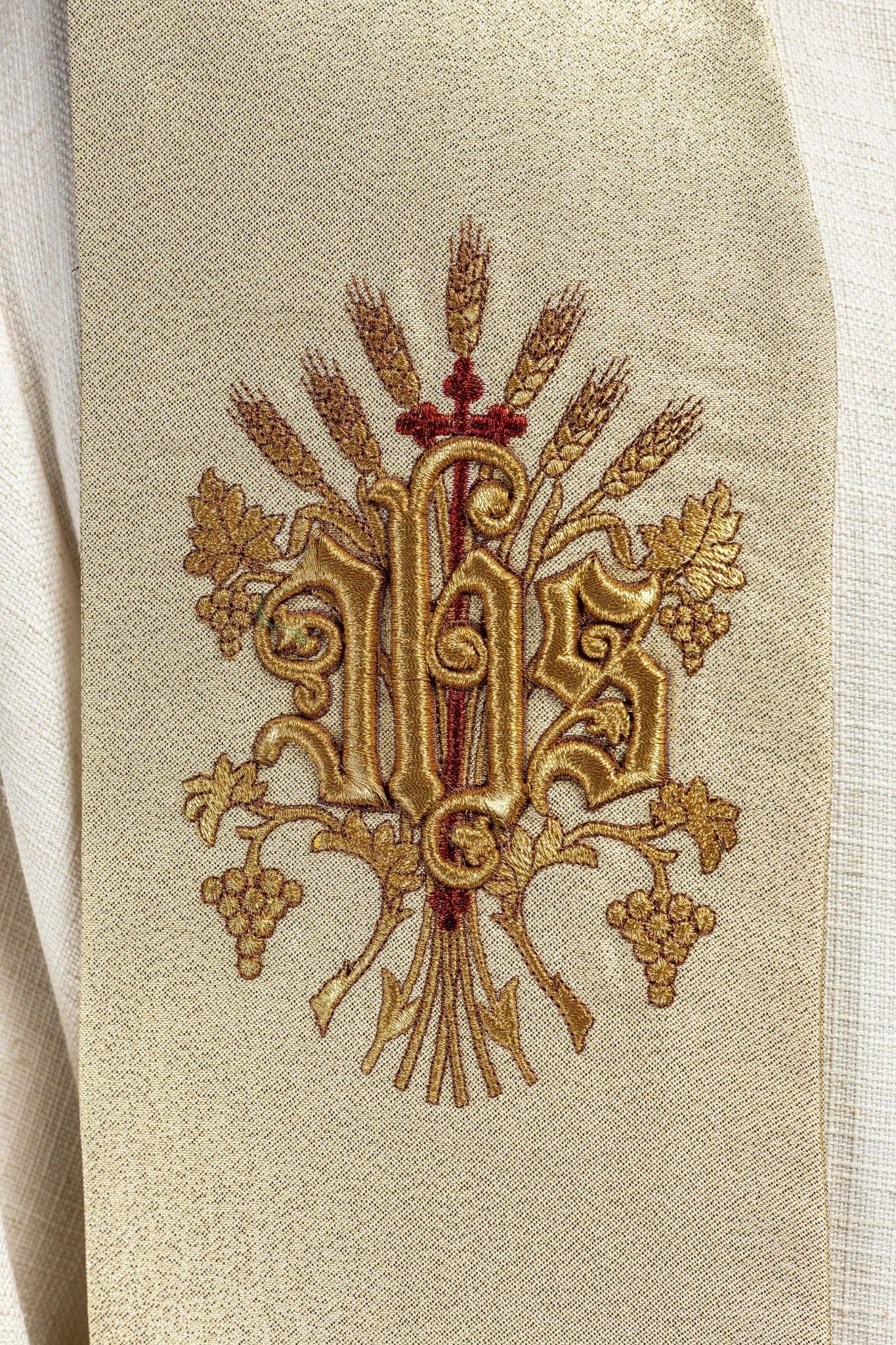 Stola sacerdotale dorata ricamata KST/159/10/37 ZŁOTY - PERILPRETE.IT