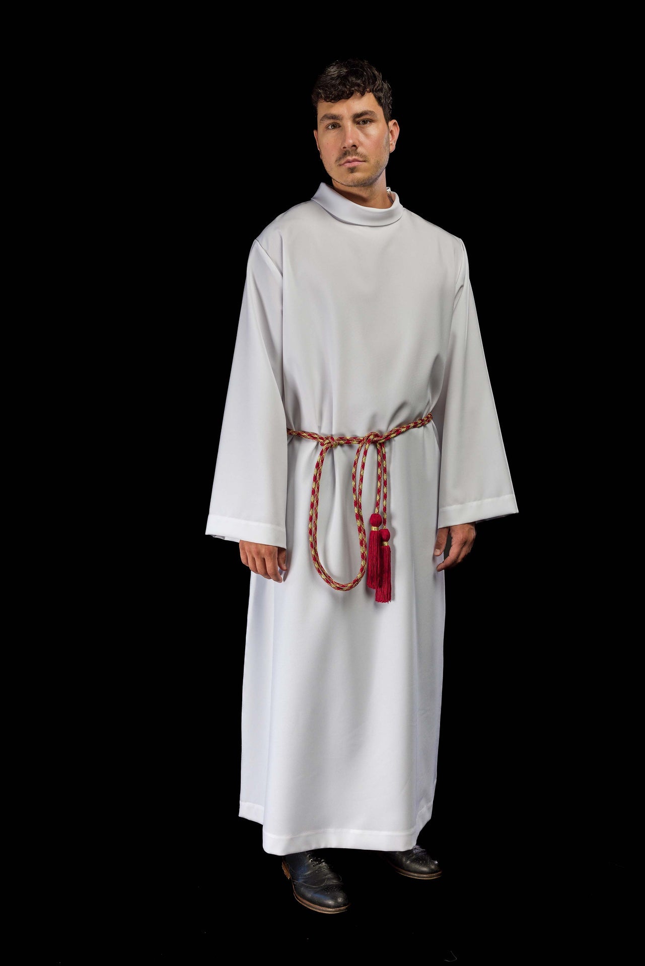 Cingolo liturgico rosso e oro