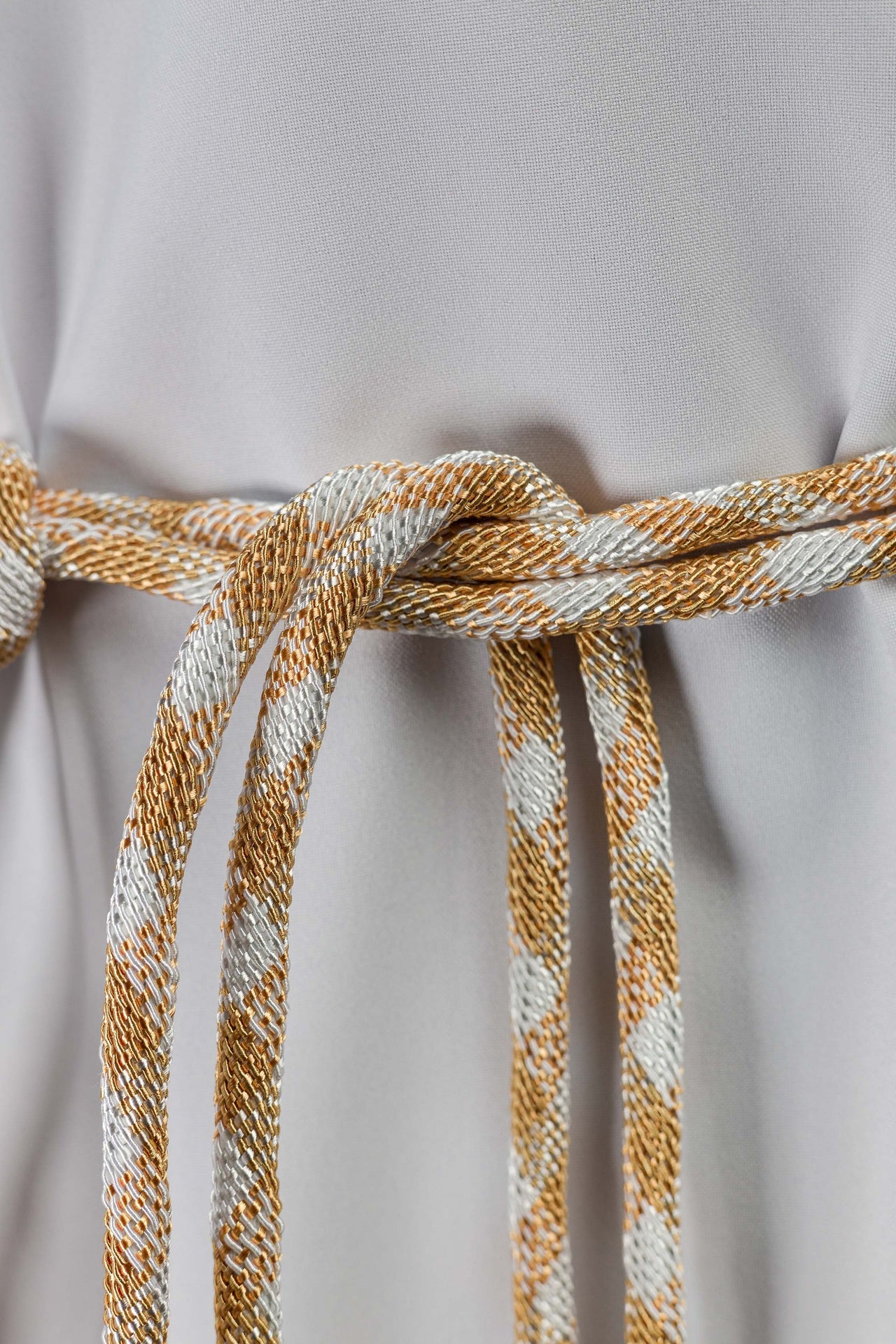 Cingolo liturgico bianco e oro Premium