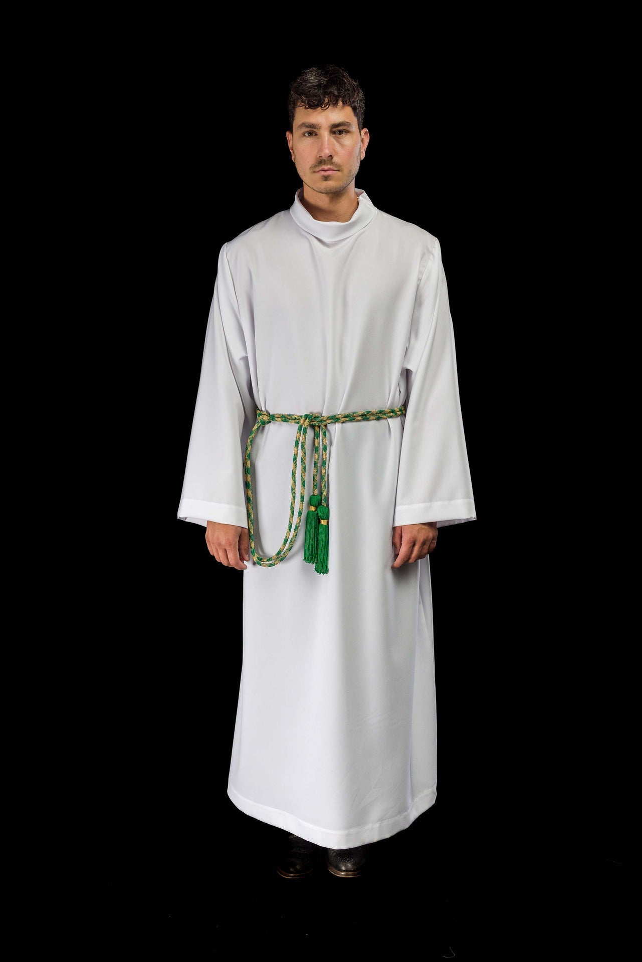 Cingolo liturgico verde e oro Premium