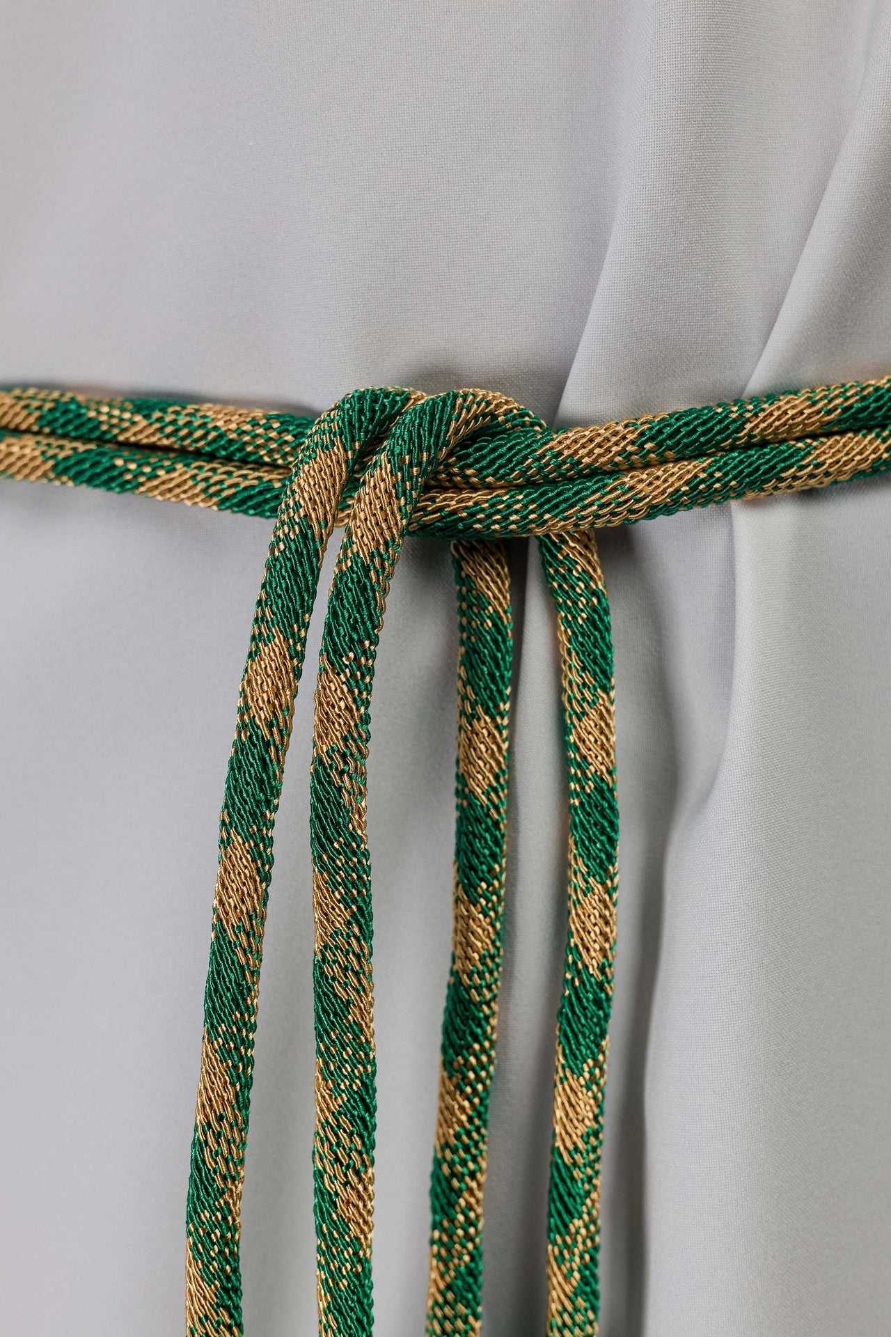 Cingolo liturgico verde e oro Premium