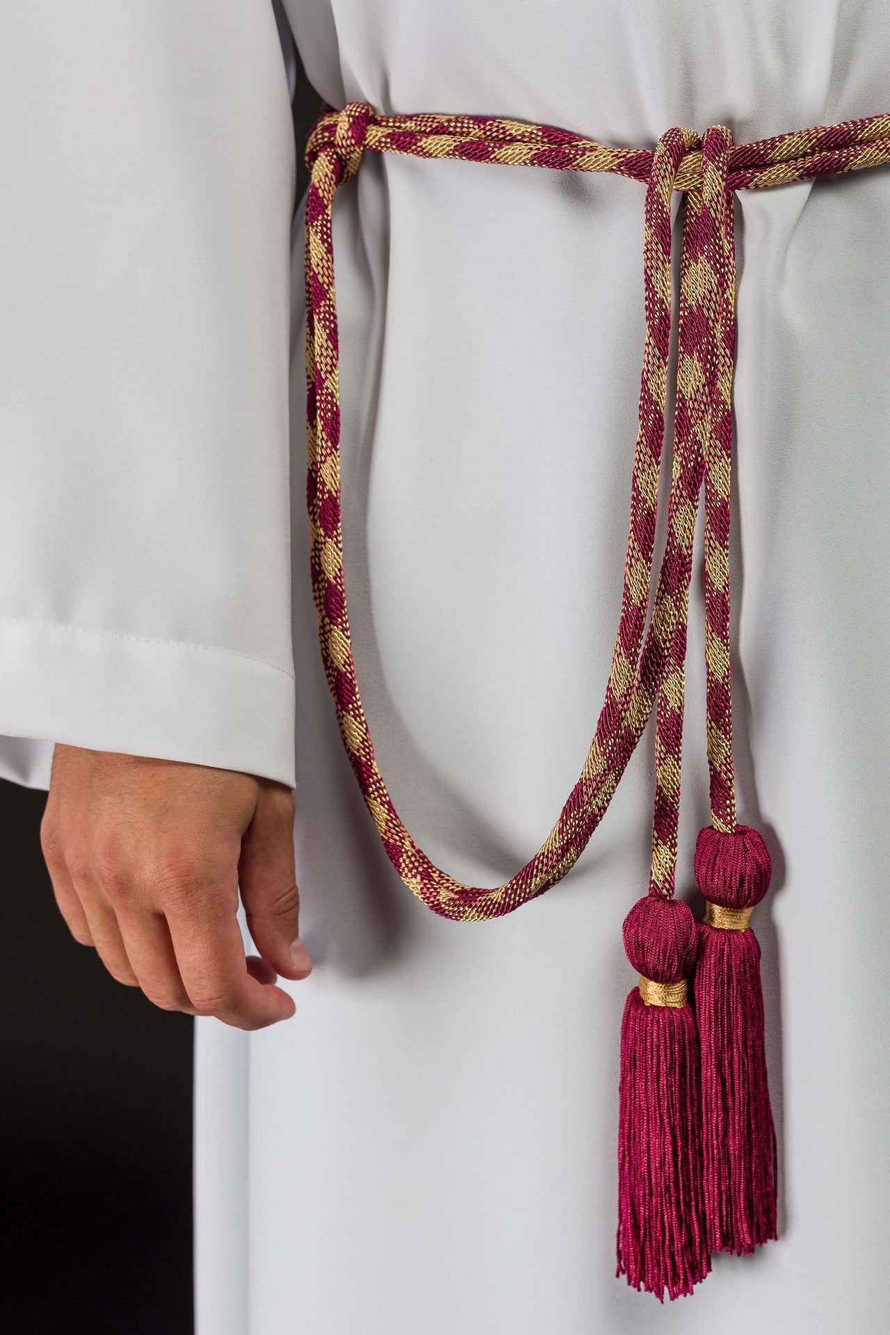 Cingolo liturgico rosso e oro Premium