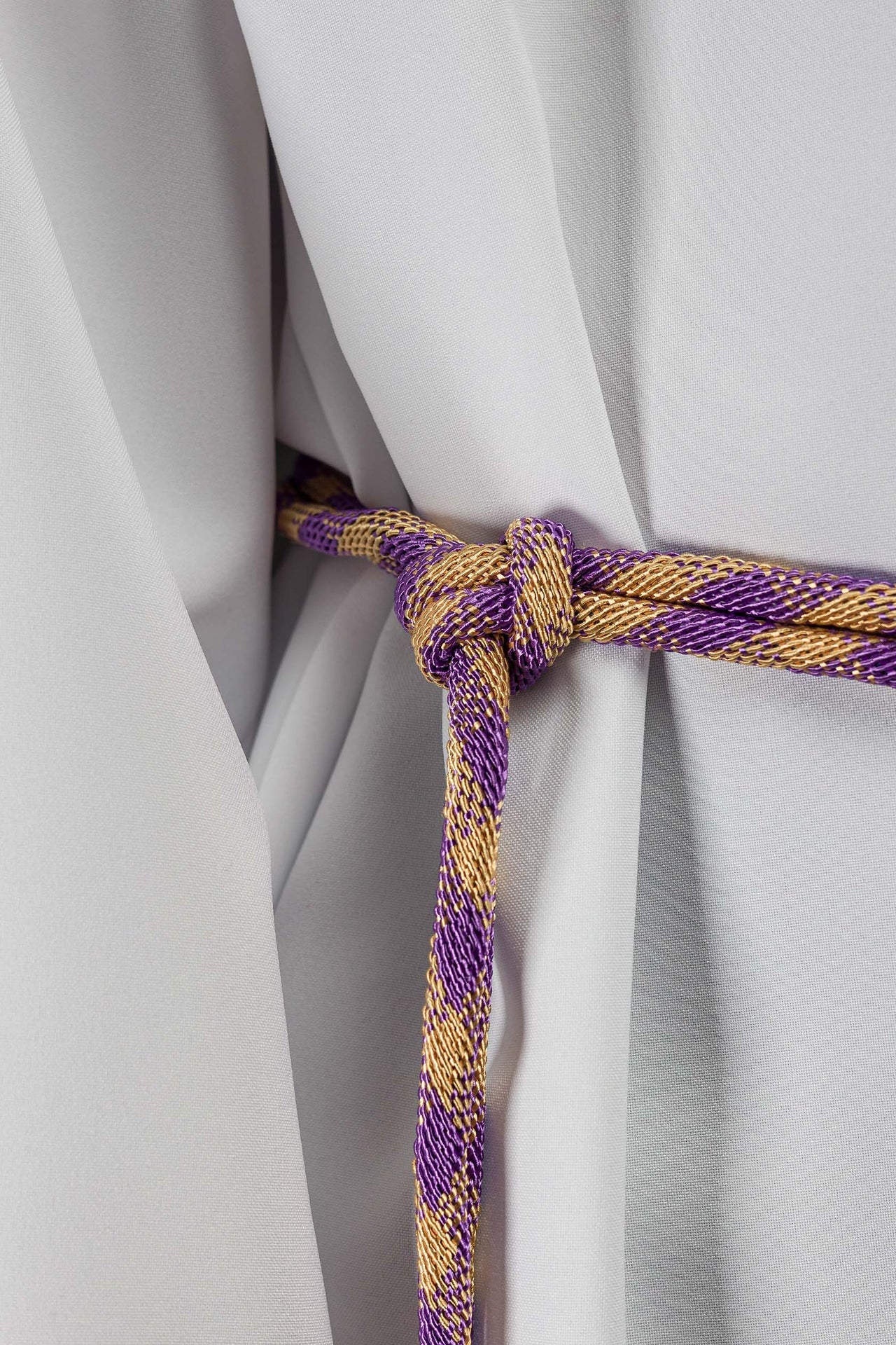 Cingolo liturgico viola e oro Premium