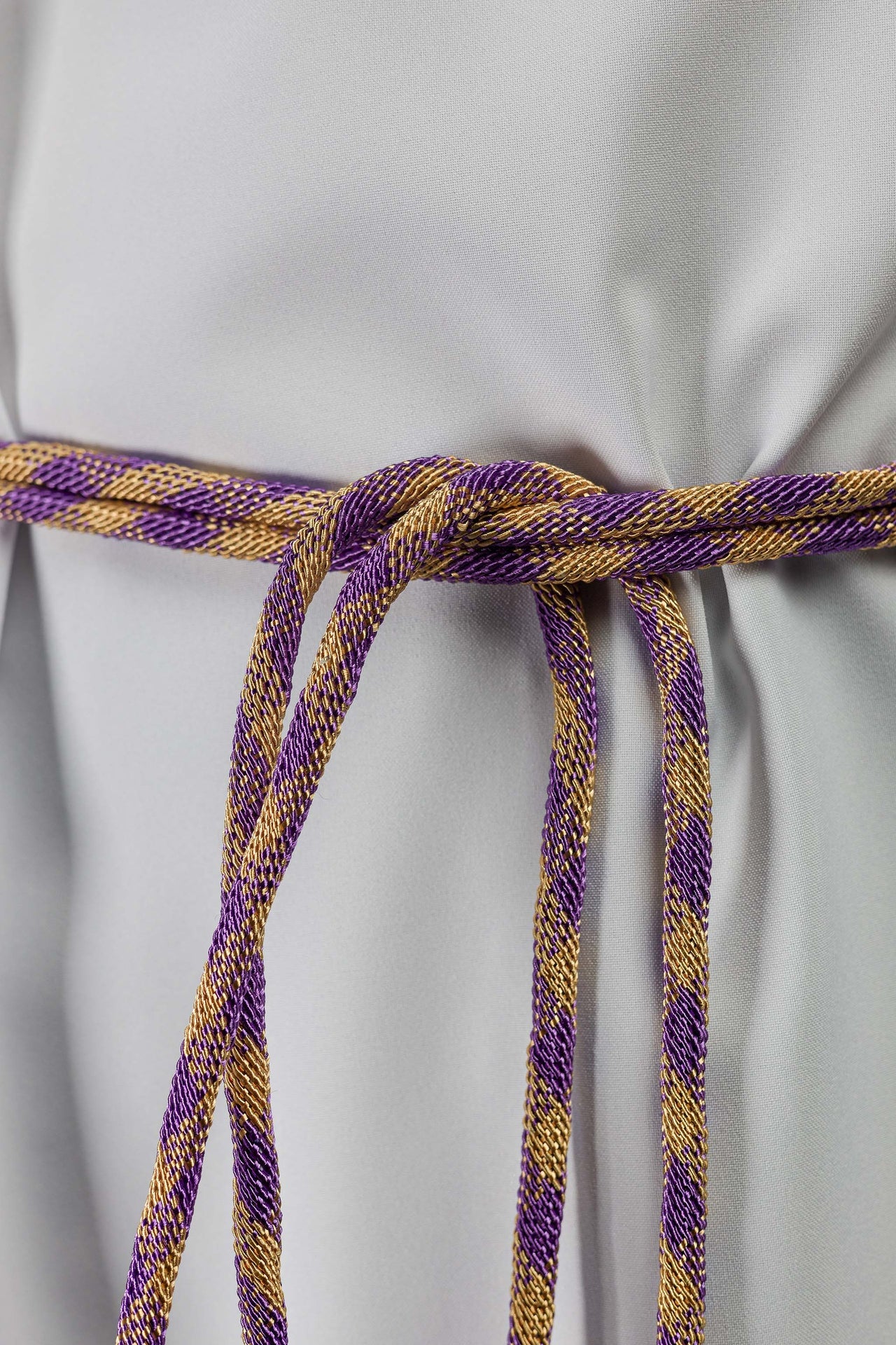 Cingolo liturgico viola e oro Premium