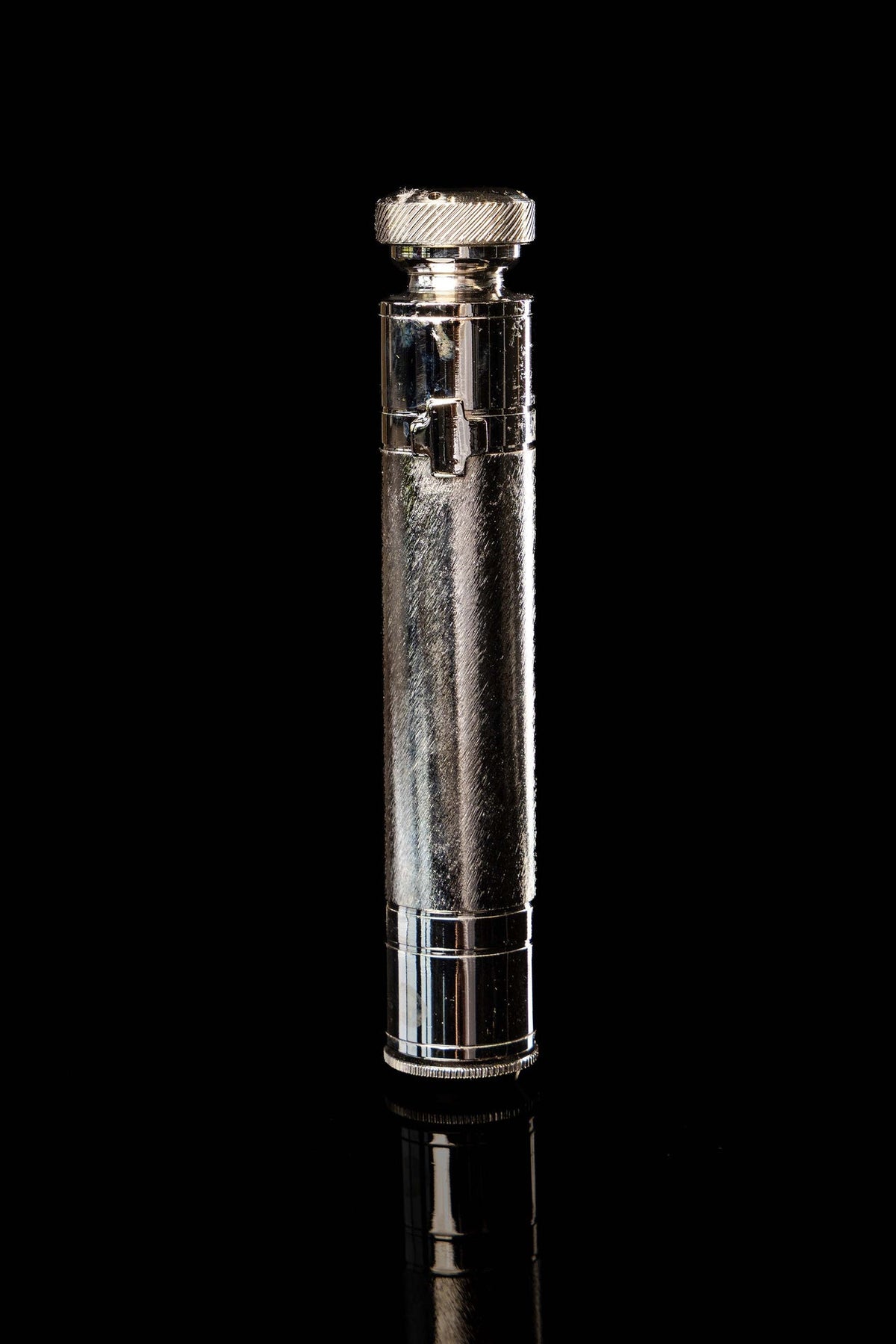 Aspersorio liturgico grande in metallo, 15 cm