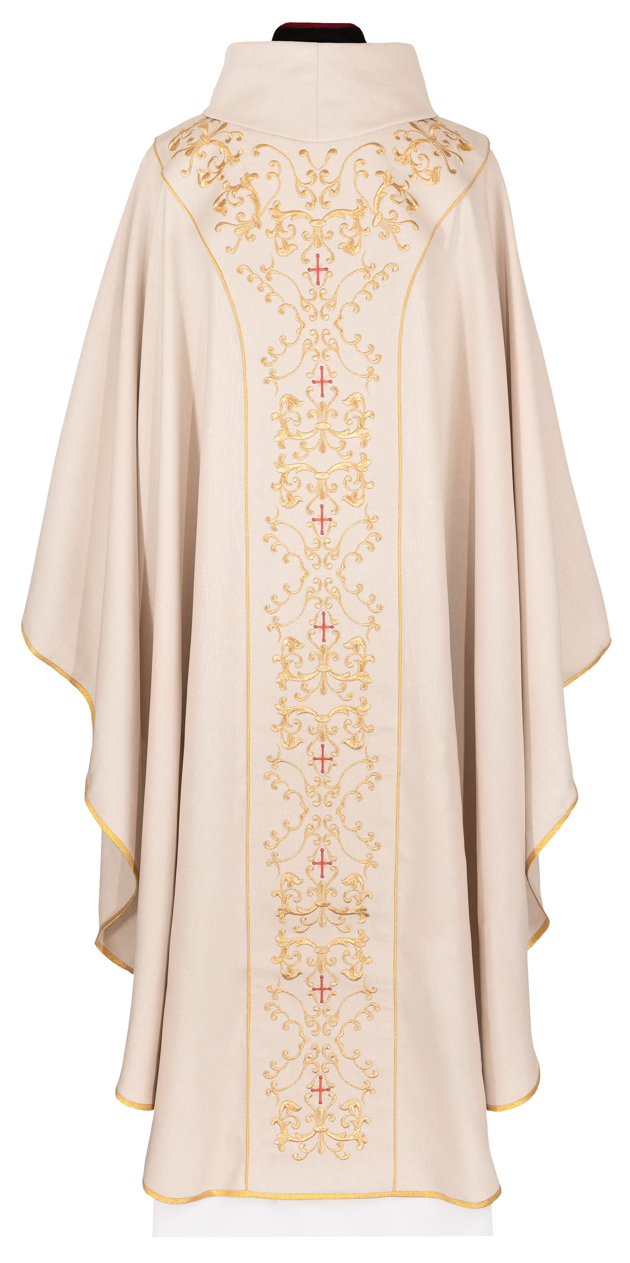 Pianeta écru ricamata con immagine di Gesù Misericordioso