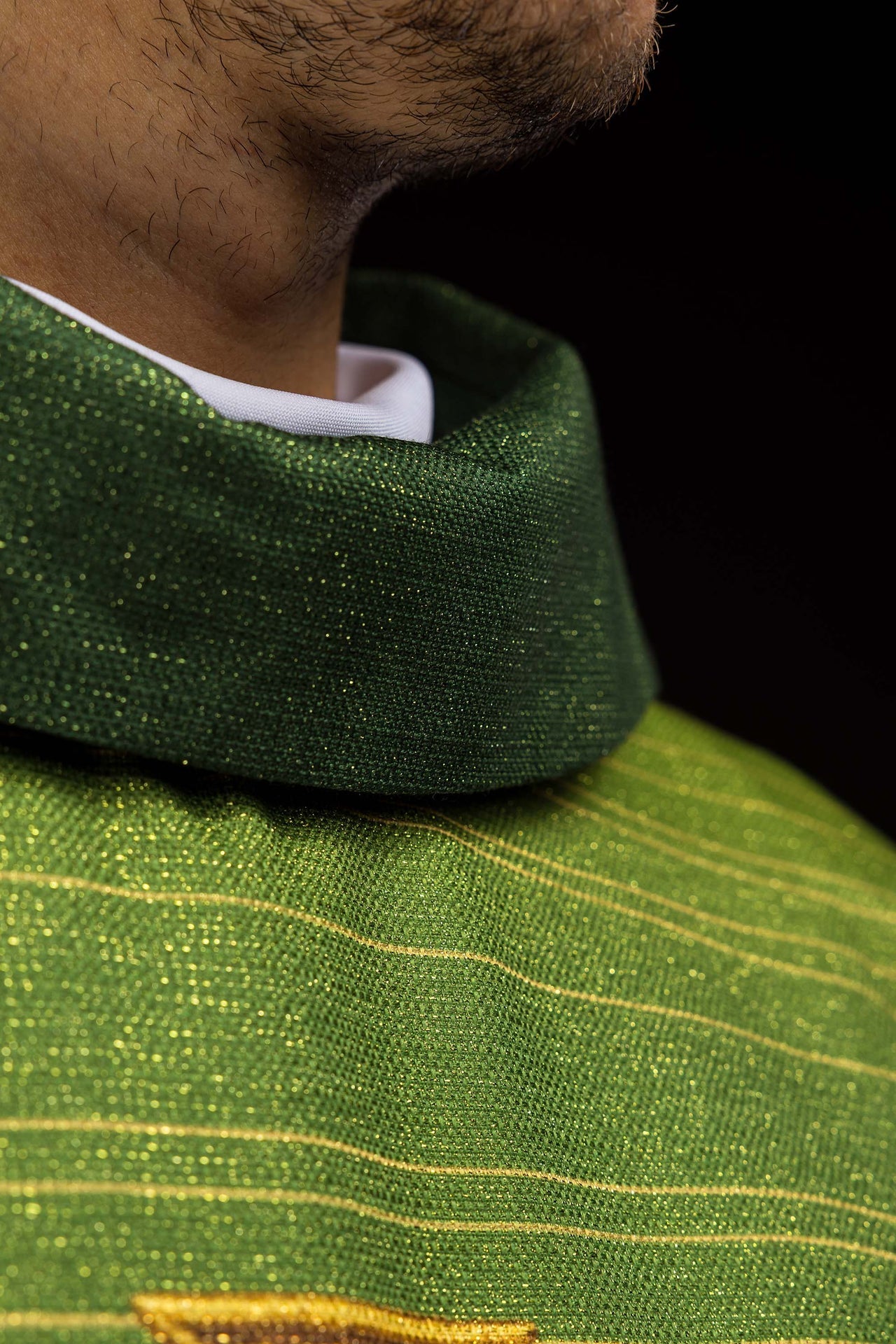 Casula stampata con Croce di Gerusalemme verde