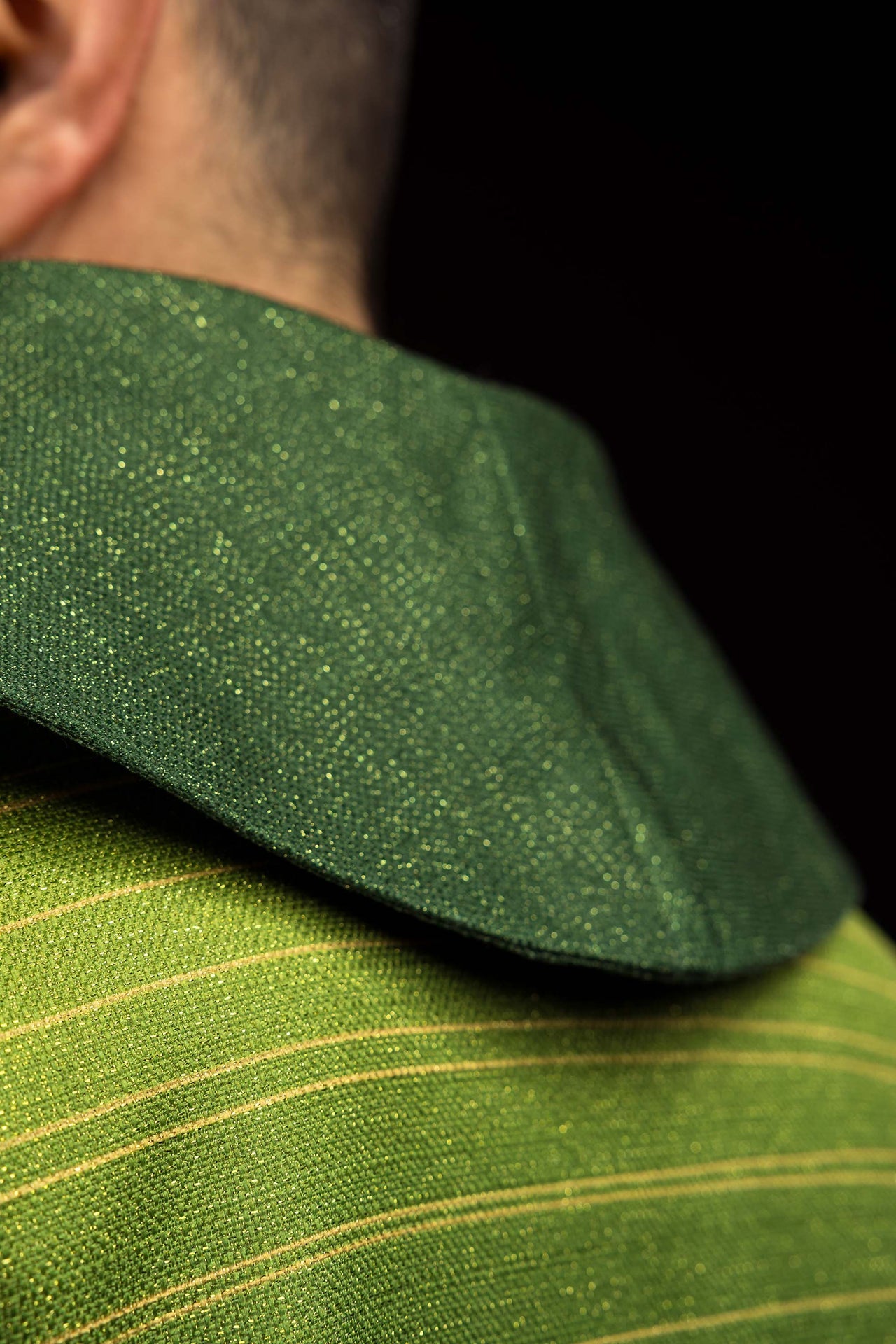 Casula stampata con Croce di Gerusalemme verde