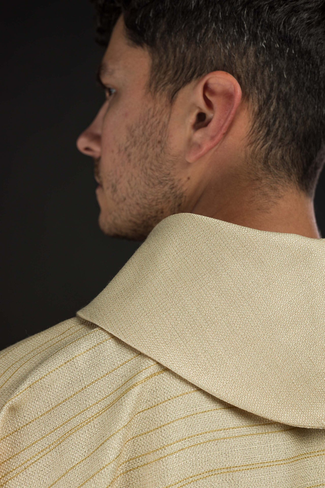 Casula stampata con la Croce di Gerusalemme – Ecru