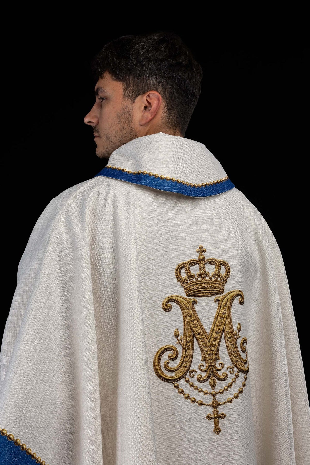 Casula stampata con l'immagine della Madonna di Częstochowa